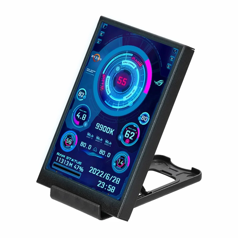 3,5-calowy ekran IPS USB Mini wyświetlacz temperatury komputera PC CPU RAM Monitor danych Monitor panelu czujników PC Monitor temperatury