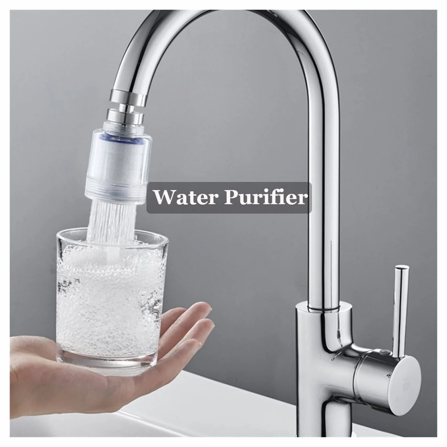 Perlator do kranu Adapter do kranu Aerator do kranu, zlew kuchenny, kran ze spryskiwaczem, aerator do kranu, regulowany rozpylacz, filtr, dyfuzor, dysza oszczędzająca wodę, złącze przedłużacza do kran