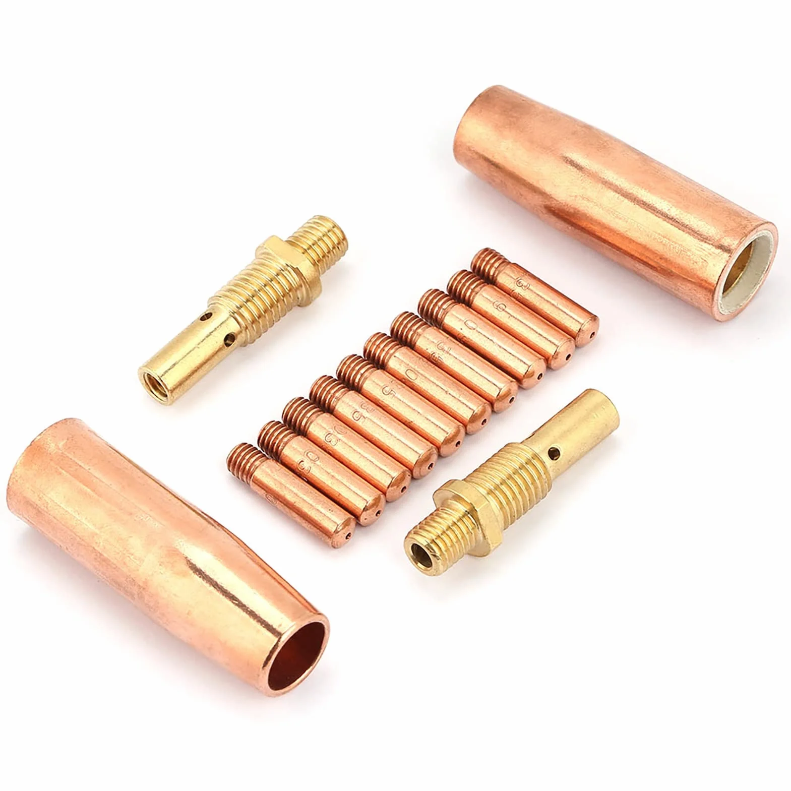 14 stücke Düsen Diffusor Tip Kit für Tweco MIG Schweißpistole