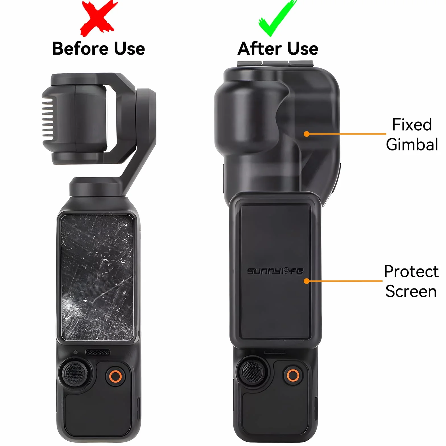 Etui Ochronne Osmo Pocket 3 Osłona Gimbala Obiektywu i Ekranu do DJI Osmo Pocket 3