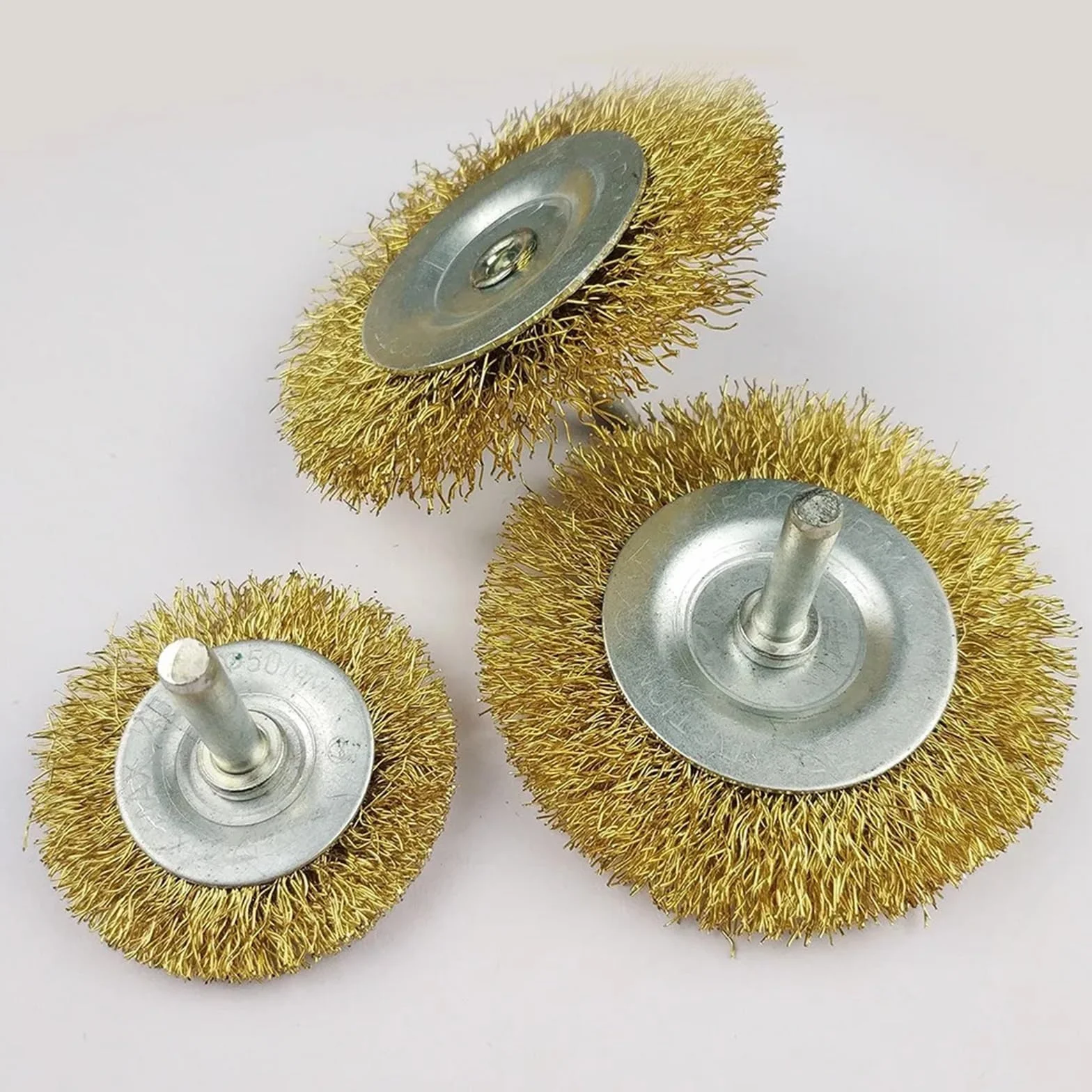 Nasadki szczotkowe do wiertarek, Pręt równoległy Szczotka garnkowa z drutu stalowego w kształcie litery T, 2-4 cale, 5/10/5 szt., nr B1415(10pcs 2inch)