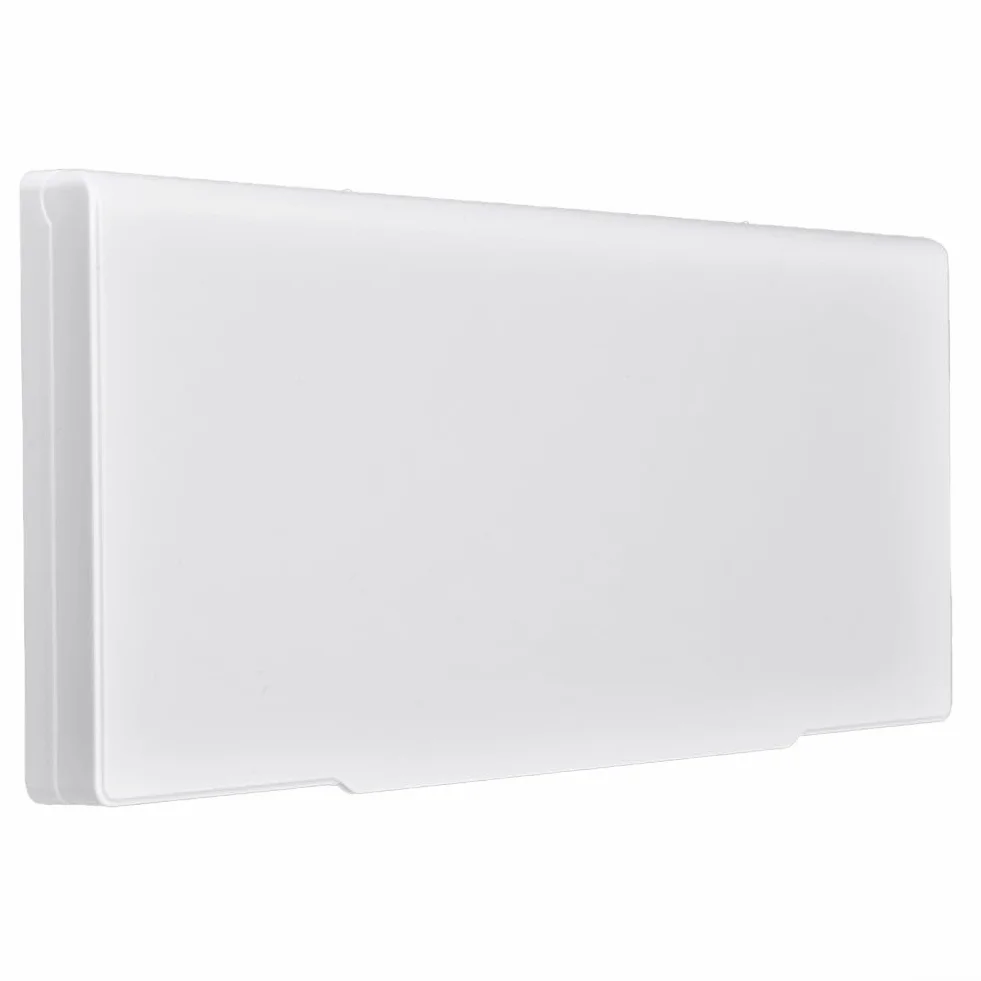 Osłona wylotu zewnętrznego Odporna na warunki atmosferyczne osłona gniazdka, ABS gniazdo przełącznika ściennego płyta czołowa pokrywa panelu 194x111x26mm(Black)