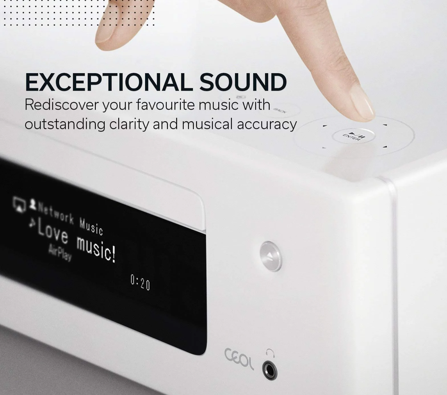 Denon RCDN10BKE2 Zestaw Stereo Czarny