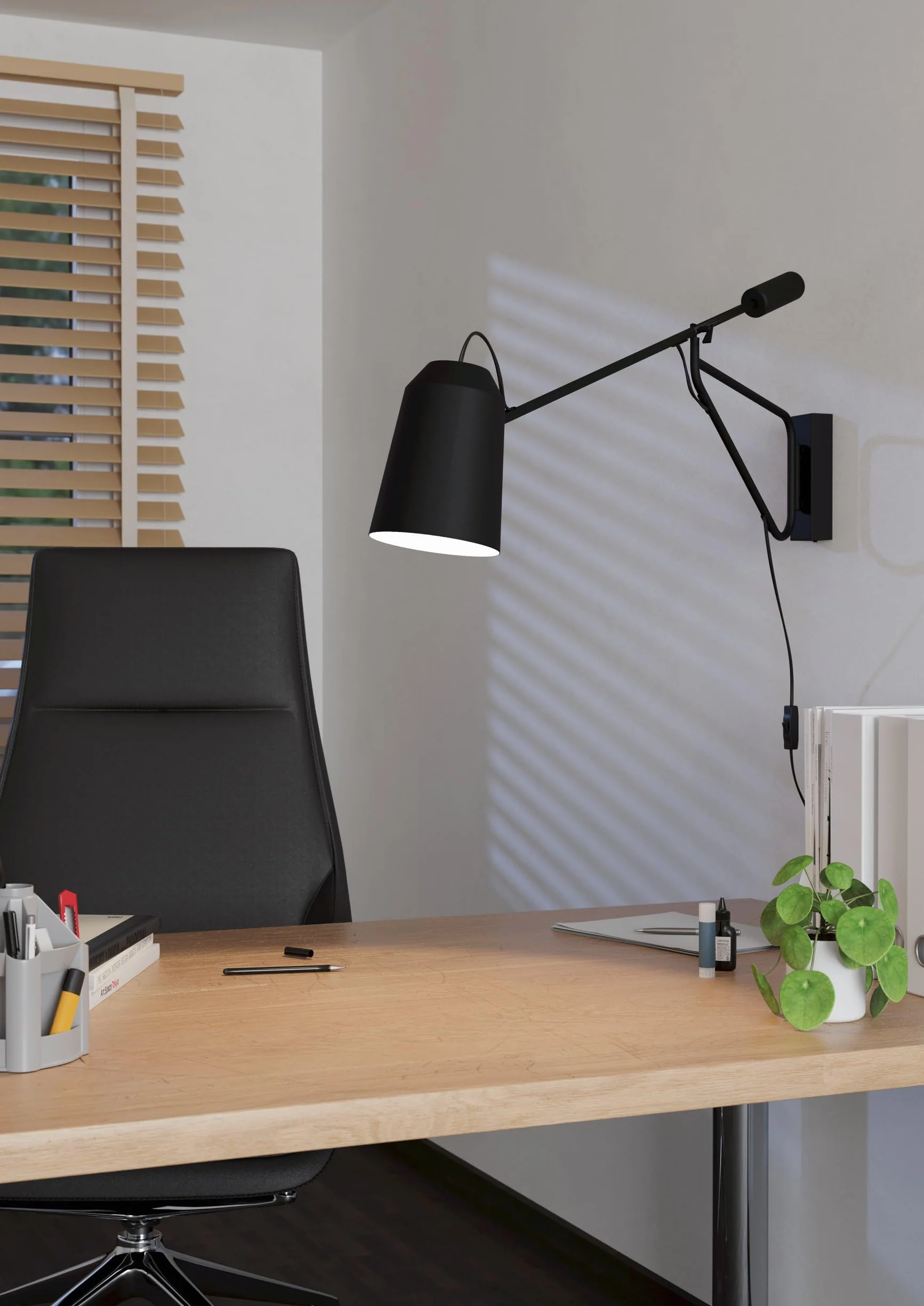 EGLO lampa ścienna wewnętrzna Loreto 1, elastyczna lampka z obrotowym ramieniem, oświetlenie do czytania z metalu w kolorze czarnym i białym, lampa do salonu i sypialni, oprawka E27