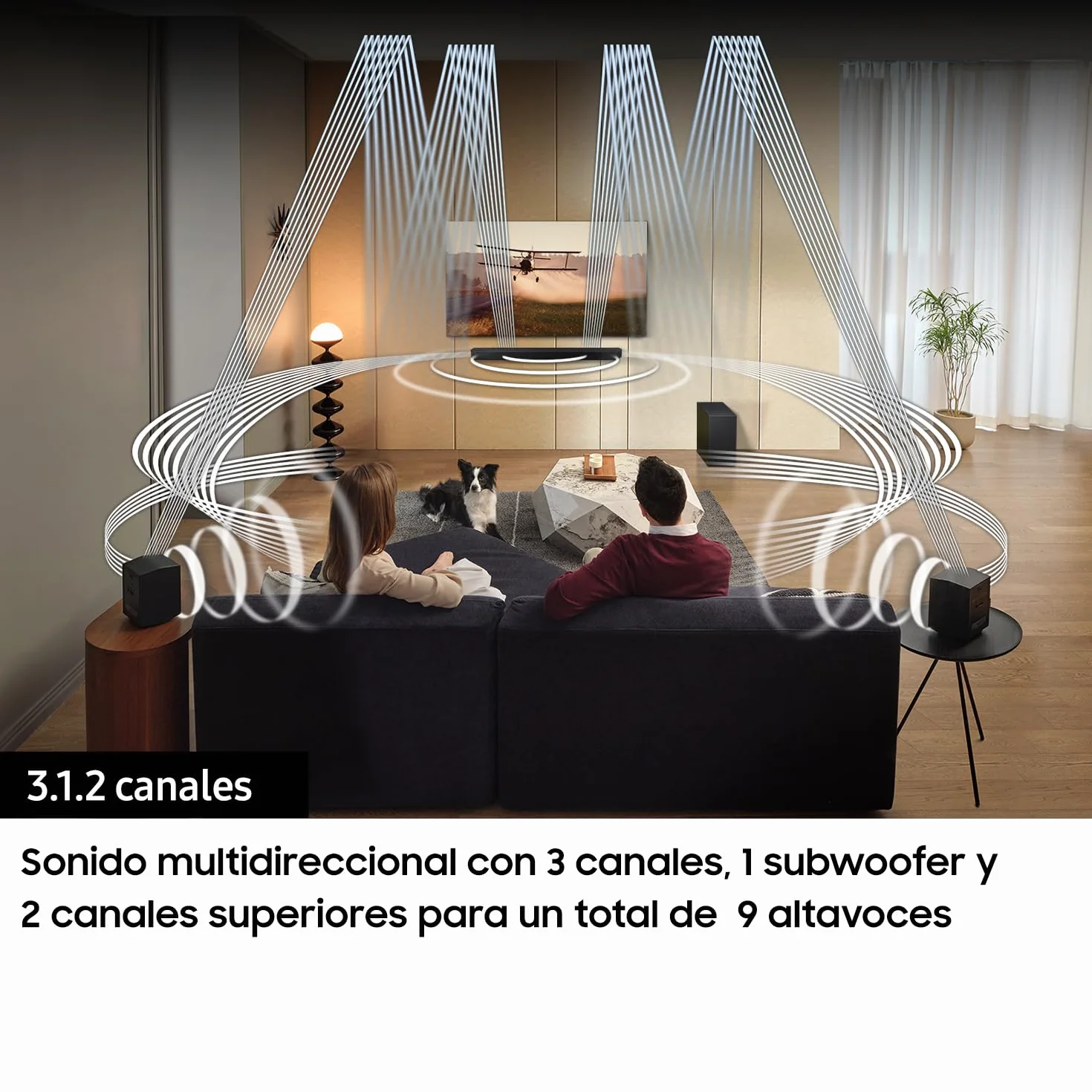 SAMSUNG Sound Bar HW-Q600C/ZF 3.1.2 kanałów Dolby Atmos DTS:X Q-Symphony Gen II