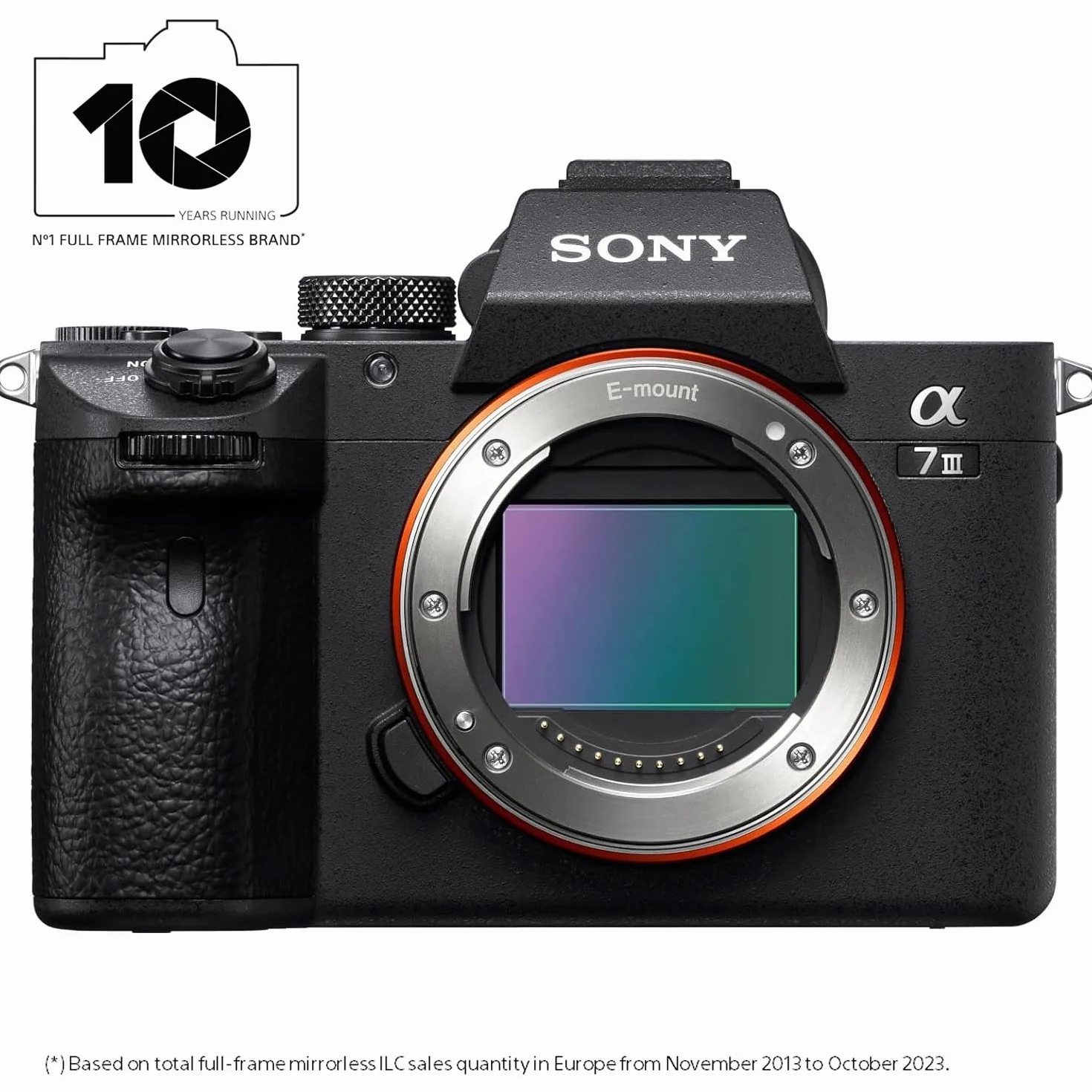 Sony Alpha 7 III Aparat Bezlusterkowy 24.2 MP Czarny ILCE7M3KB.CEC