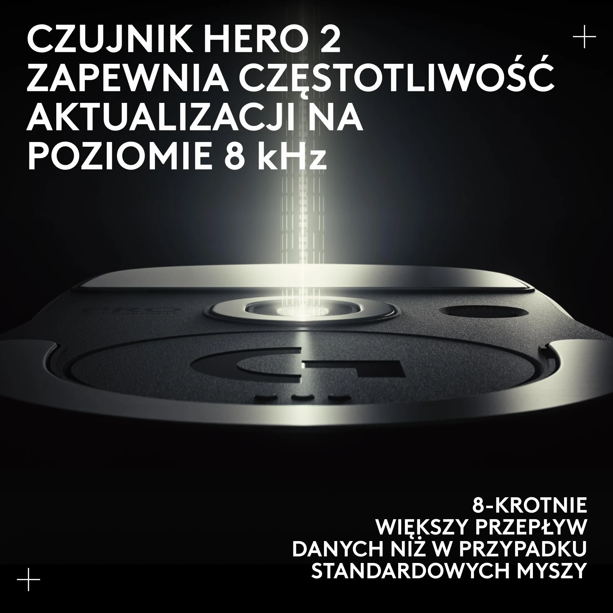 Logitech G PRO X SUPERLIGHT 2, bezprzewodowa mysz do gier, 60 g, 44 tys. DPI, 8 kHz, USB-C, PC/Mac-Biały