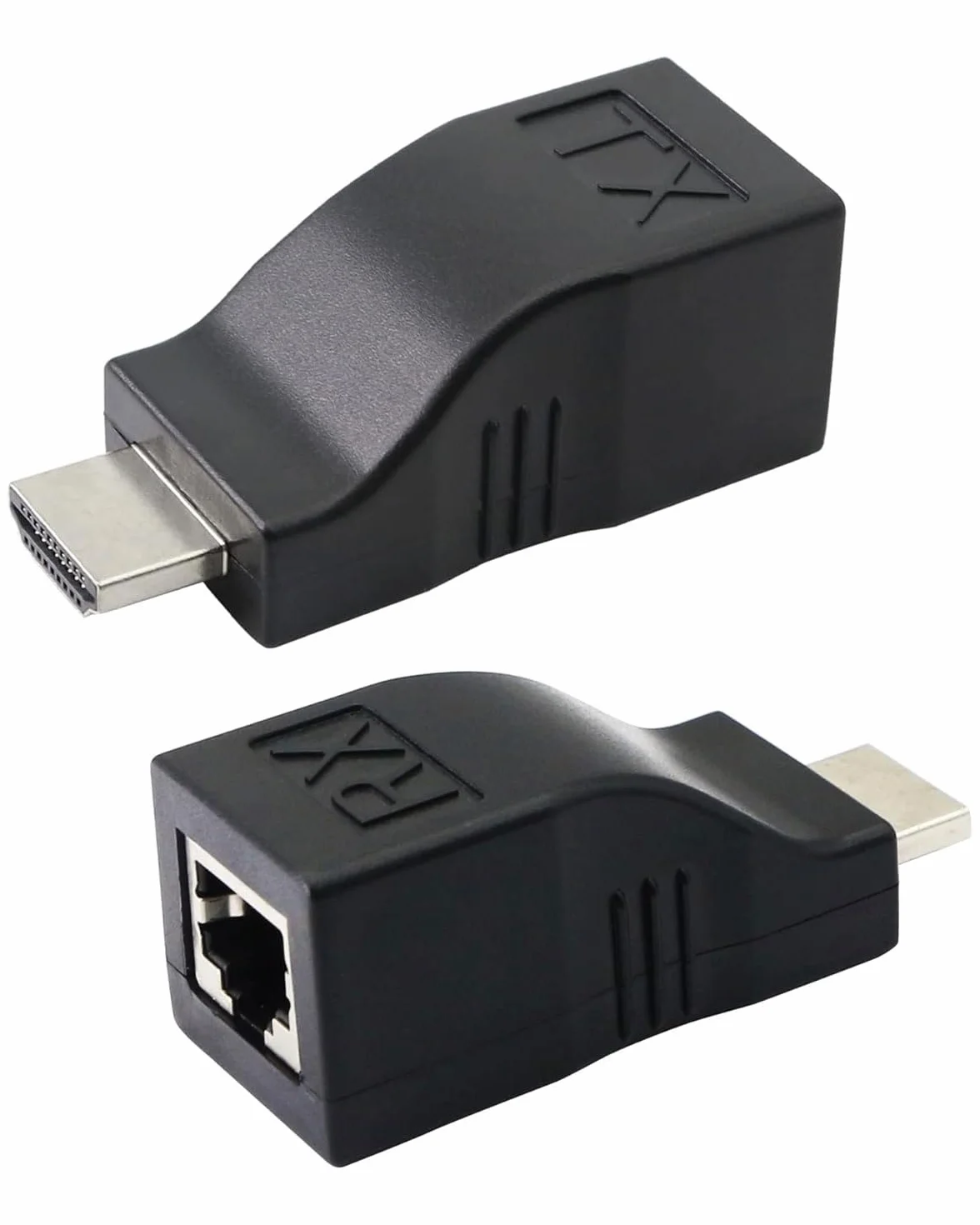Przedłużacz HDMI na RJ45 Extender przez Cat 5e/6 do 30 m Nadajnik i Odbiornik