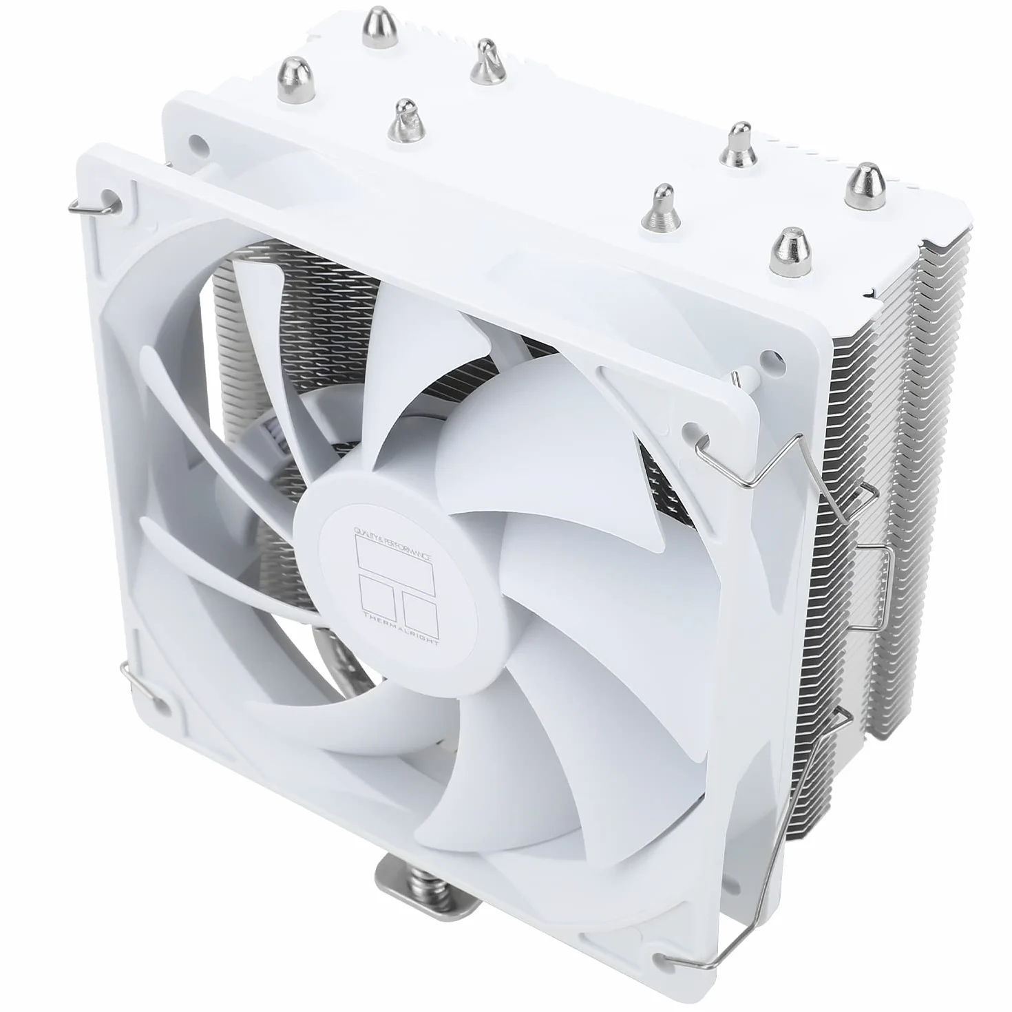 Thermalright Assassin X 120 SE biały wentylator chłodzący CPU, 4 rury grzewcze, TL-C12CW PWM, łożysko S-FDB, AMD AM4 AM5/Intel LGA1700/1150/1151/1155/1156/1200