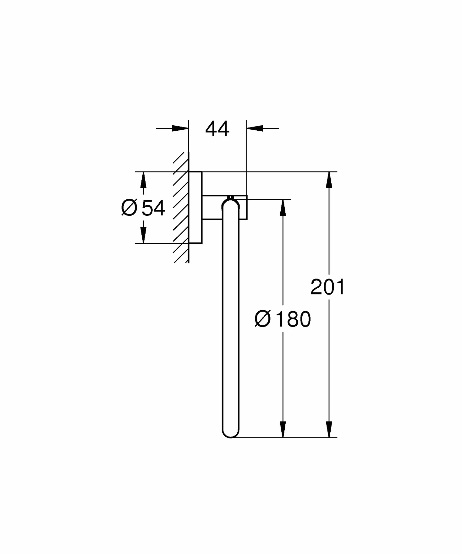 Grohe Essentials Wieszak na ręcznik