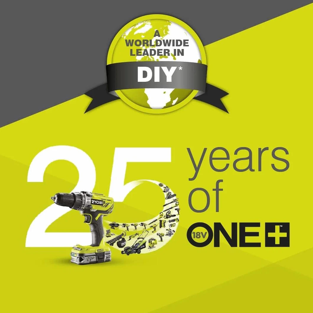 RYOBI Perceuse-visseuse sans fil - 18 V 2 Ah