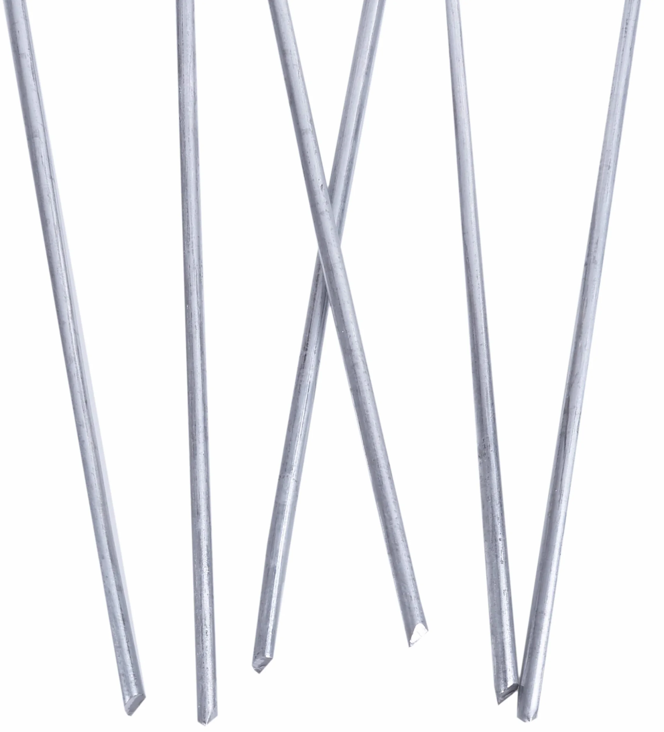 Ocynkowane szpilki stalowe, kotwy gruntowe antykorozyjne do agrowłókniny 15cm fi 3mm (50)