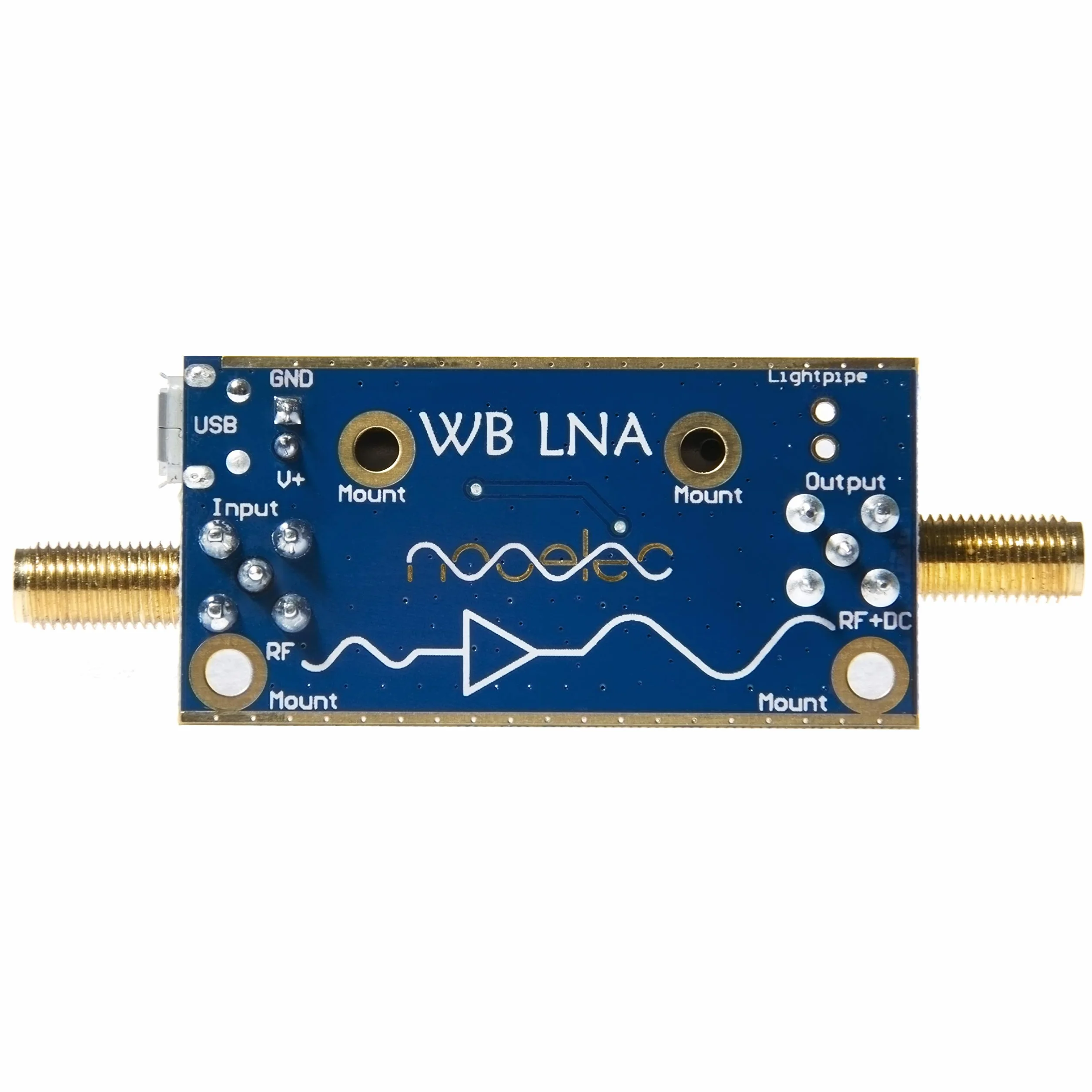 LaNA LNA Moduł wzmacniacza niskoszumowy 20 MHz-4000 MHz USB do SDR RF