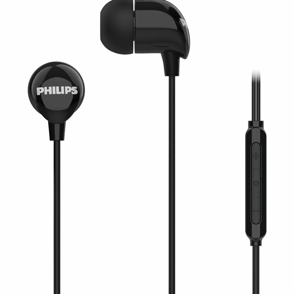 Philips TAE2146BK/00 Auriculares Intrauditivos con Cable y Micrófono Integrado USB-C Negros