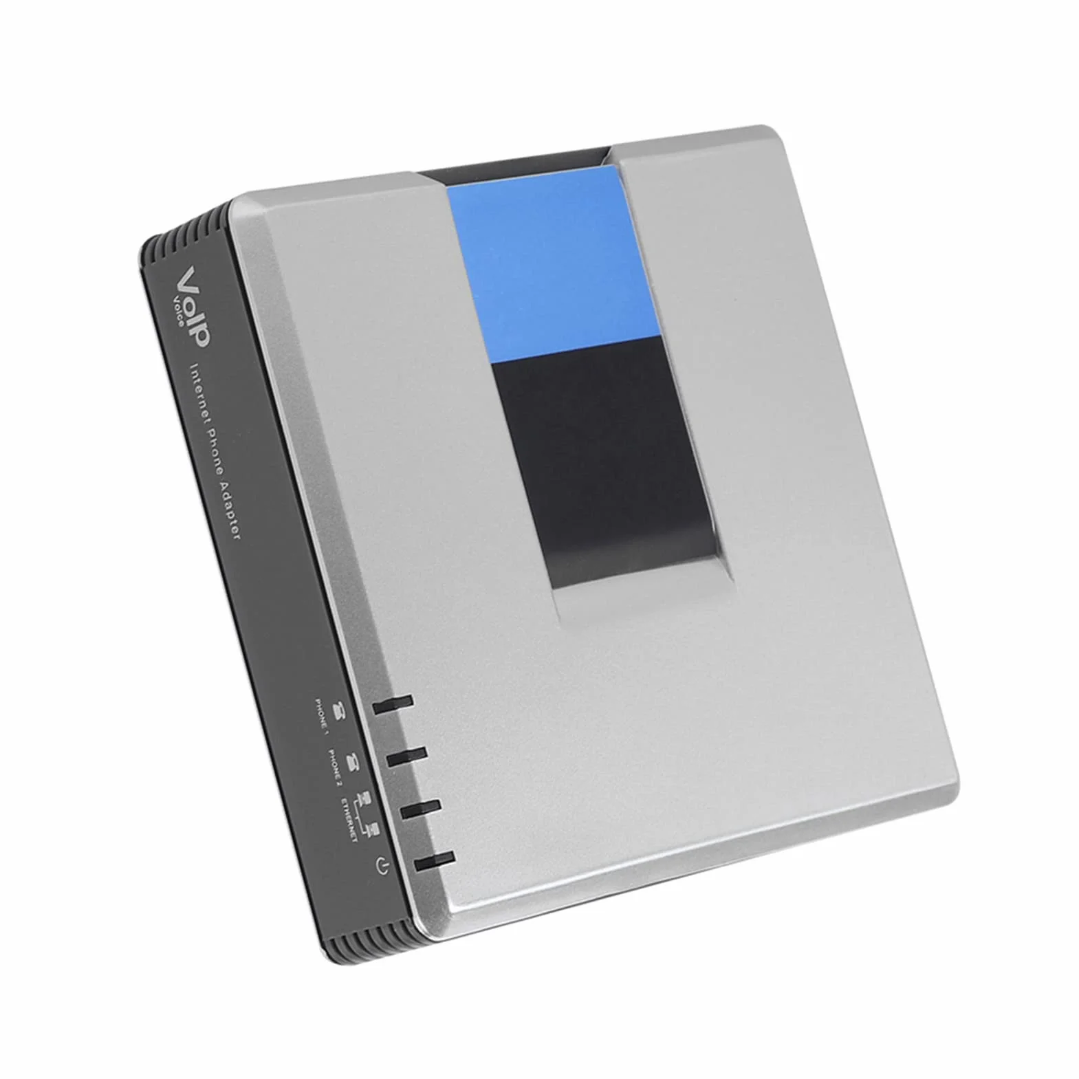 Analogowy adapter telefoniczny VoIP 2-portowy SIP V2 DHCP PAP2T RJ45
