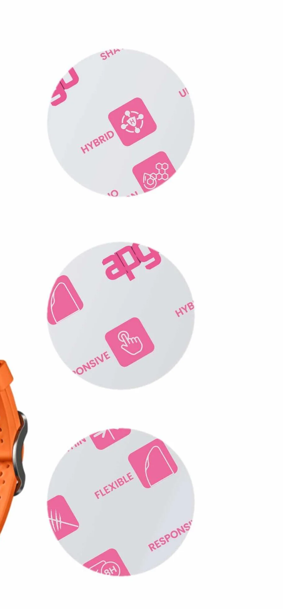 apgo Ultra-Clear Hybrid szkło ochronne do Xiaomi Watch S4 Sport, elastyczne nano, odporne na zarysowania, pełny klej