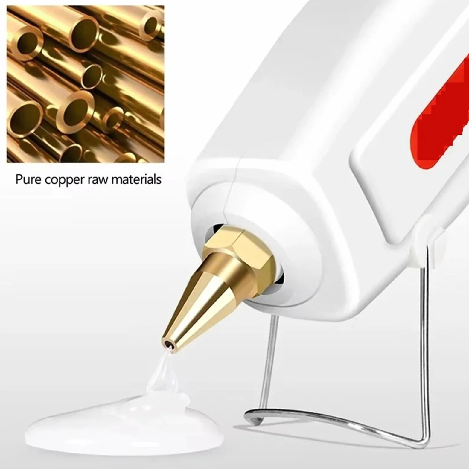 Pistolet do klejenia na gorąco, 100 W Hot Mett Gulue Pistolet DIY Mini Household Pistolety Przemysłowe Użyj 11 Mm Patyków Dwa Style