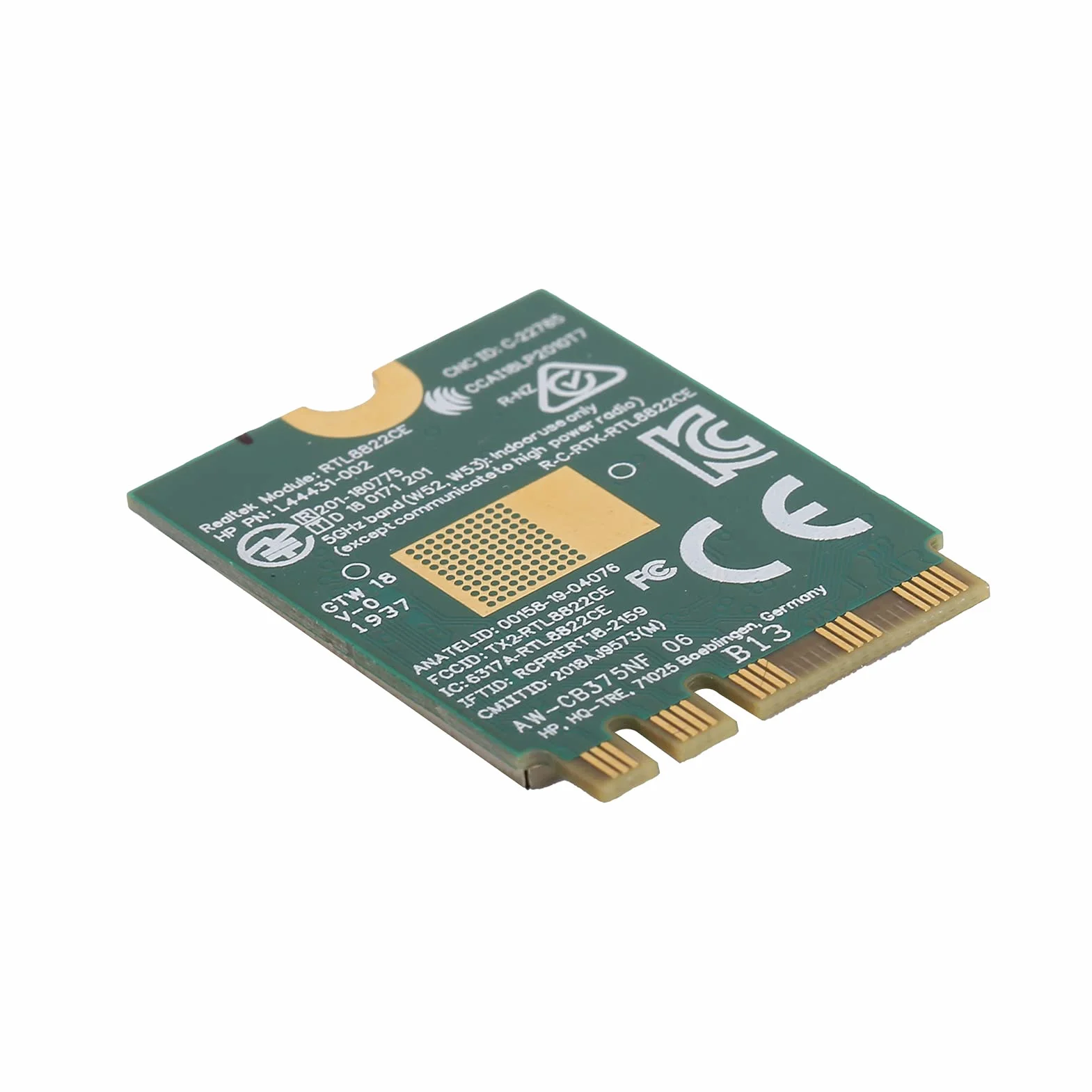 Karta Sieci Bezprzewodowej M.2 NGFF RTL8822CE 2.4/5.0GHz Bluetooth 5.0 802.11a/b/g/n/ac