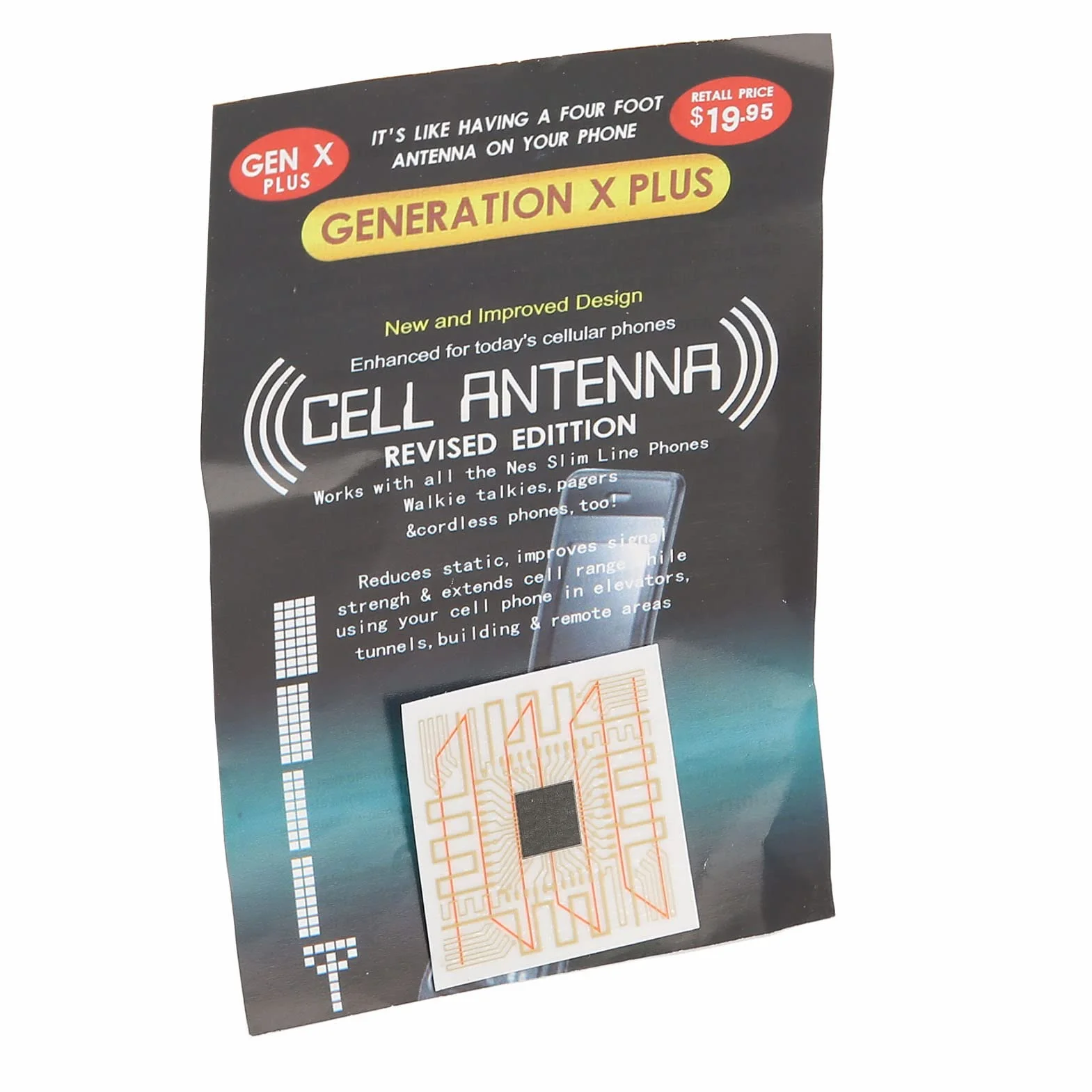 Naklejki wzmacniające sygnał telefonu, antena PCB, samoprzylepne, 5 szt.
