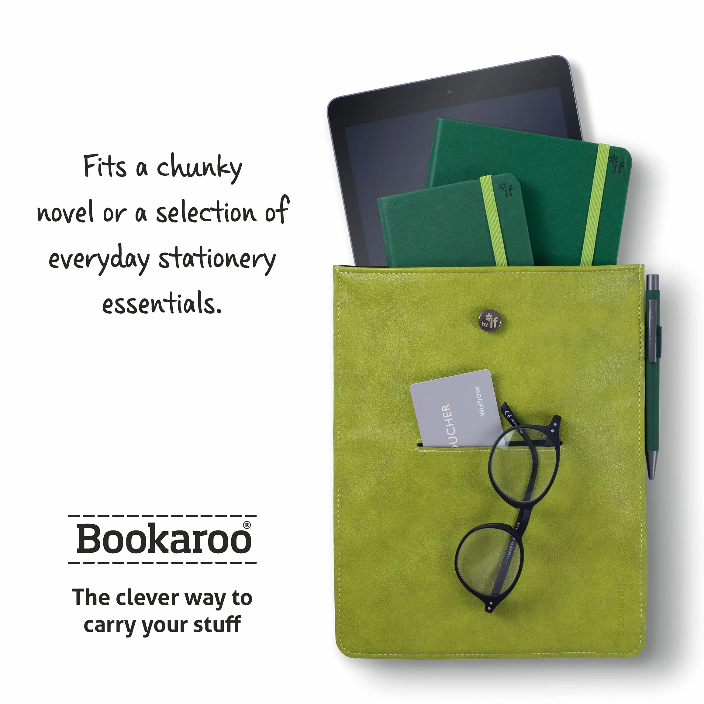 Bookaroo Books & Stuff Pouch Navy