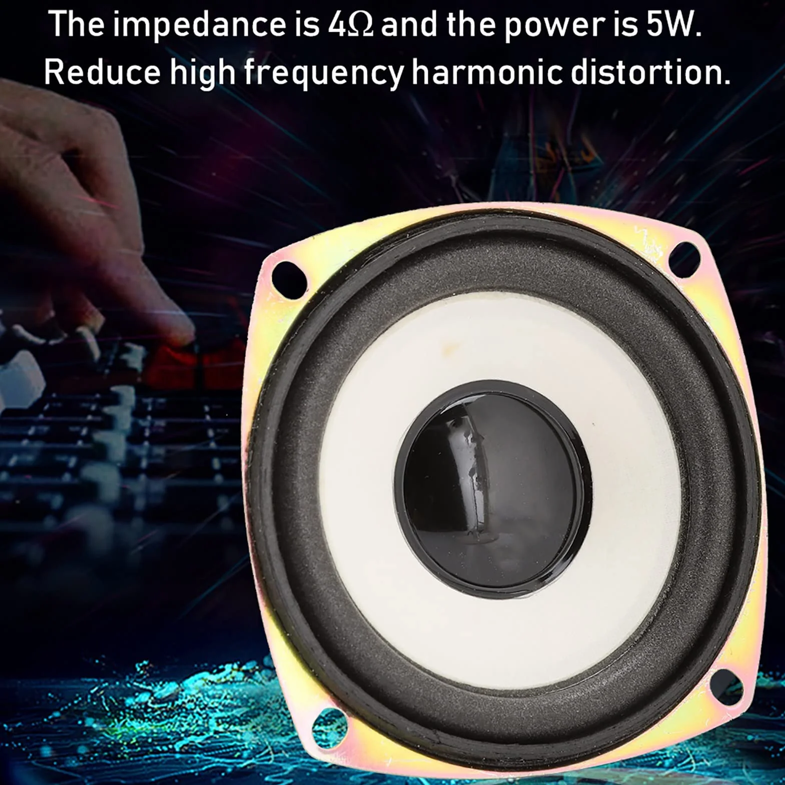 Głośnik pełnozakresowy 3-calowy 4 Ohm 5W do DIY Soundbox stereo