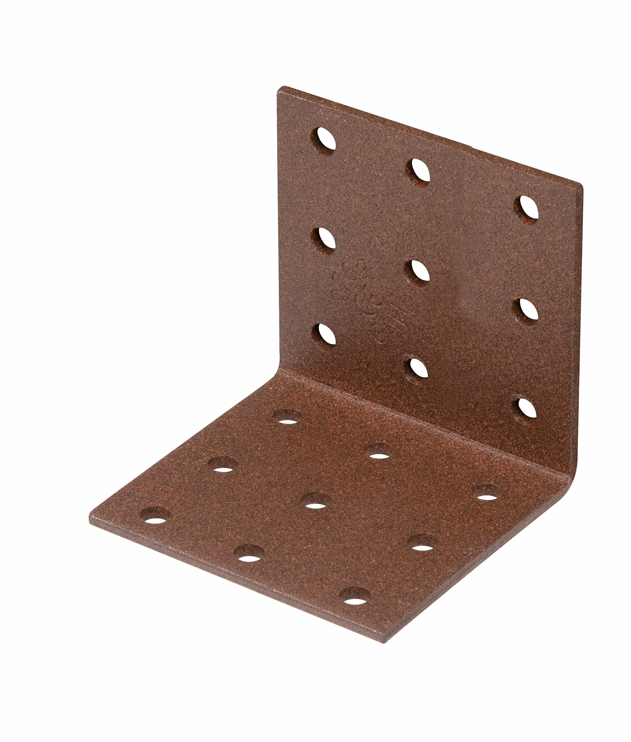 GAH-Alberts 301156 DURAVIS® kątownik płyty perforowanej | rdzawy brąz powlekany duplexem | wymiary 60 x 60 x 60 mm