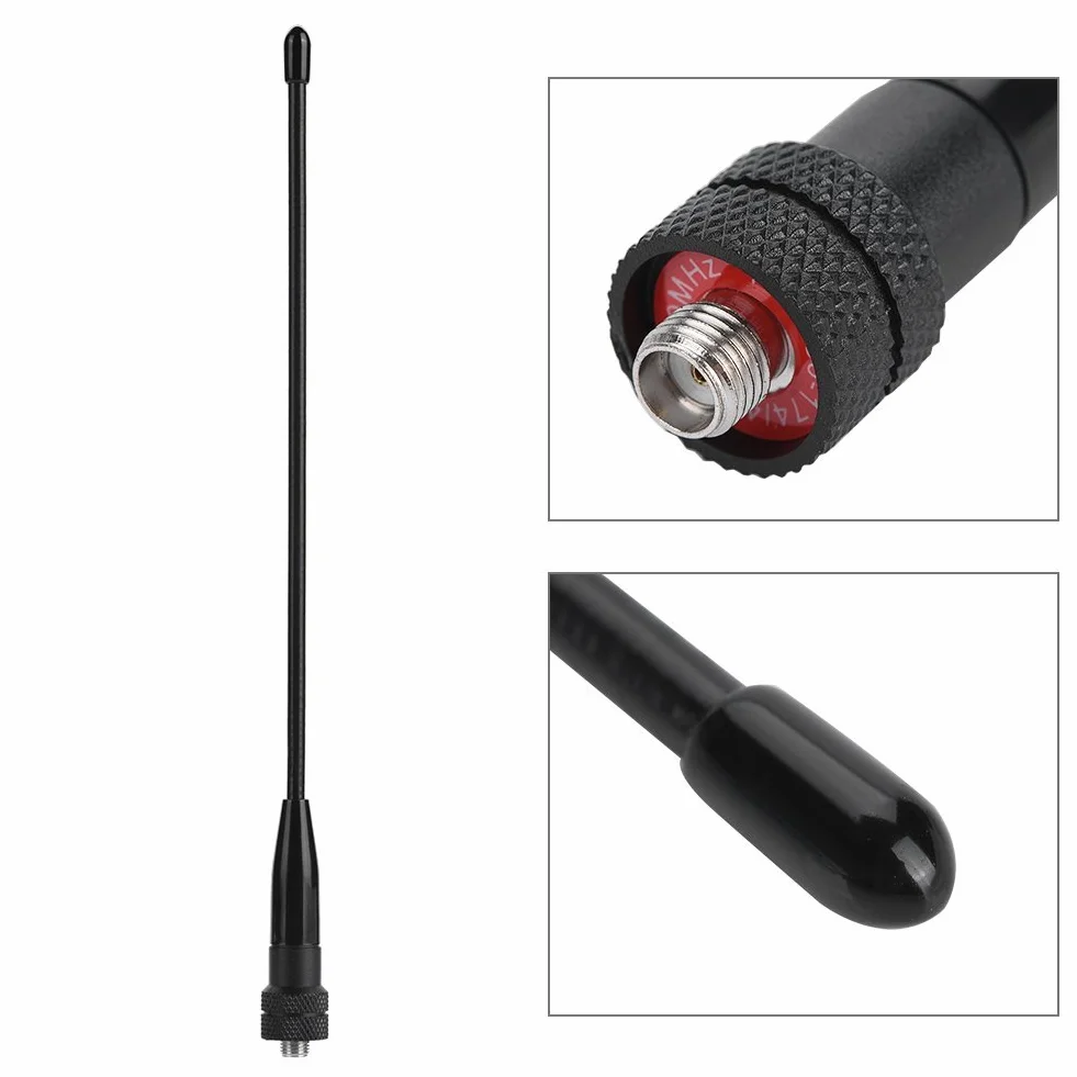Antena Walkie Talkie SMA damska miękka 144/430 MHz do HYT dwukierunkowe radio