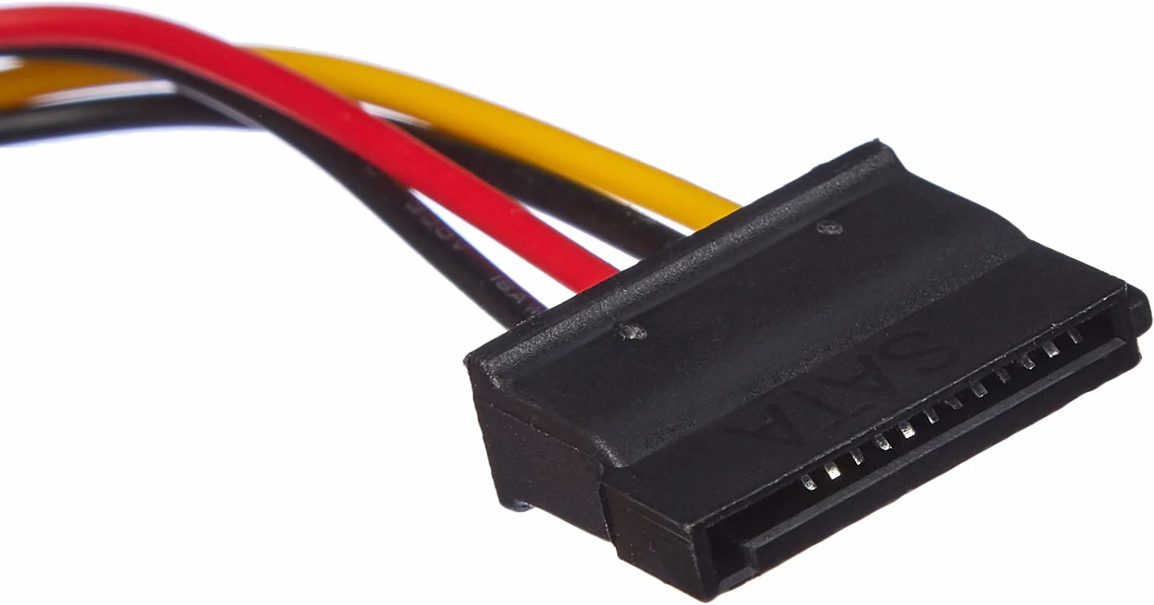 Kabel Molex – SATA Akyga AK-CA-17 Przewód zasilający dysk HDD SSD napęd 15cm M/F