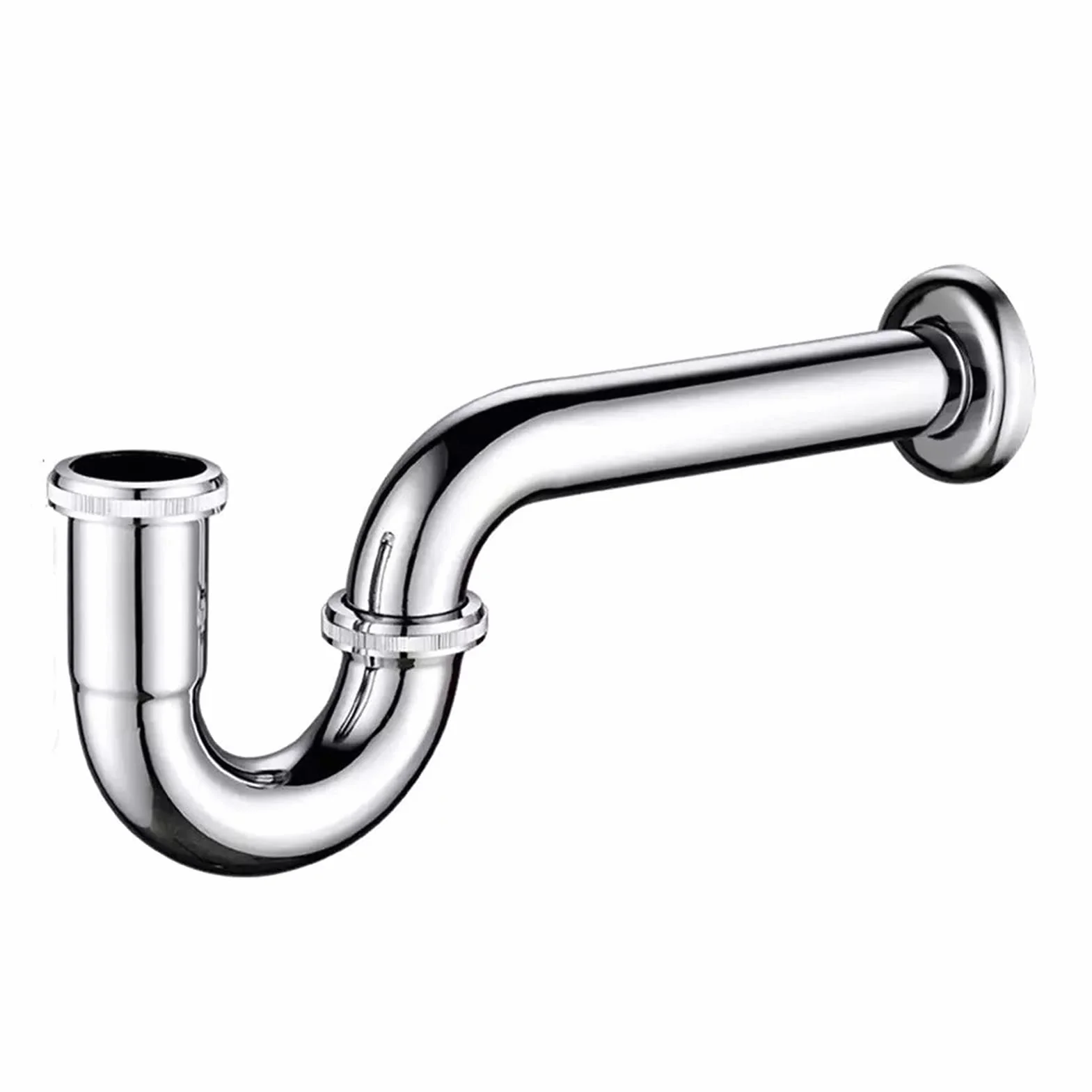 Umywalka Pop Up Drain Czarny mosiężny pułapka na butelki Syfon łazienkowy Odpływy z zestawem odpływowym Wykwintna rura (kolor: B) (B)