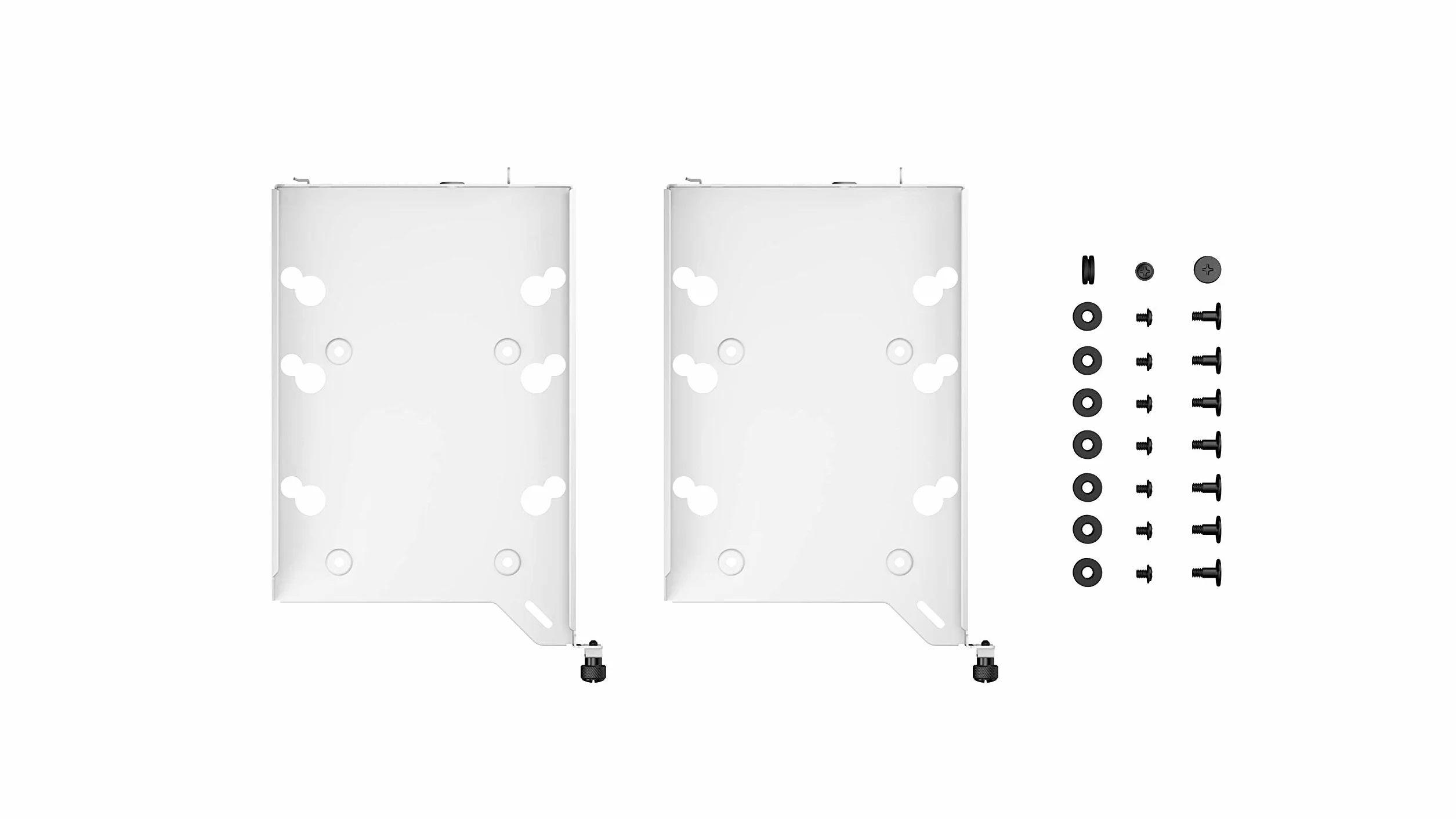 Fractal Design Zestaw tacek HDD biały dwupak