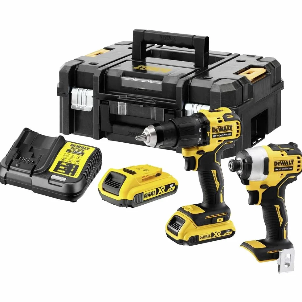 Dewalt Dck2062D2T-Qw Zestaw Narzędzi, Czarny/Żółty, ‎43,5 x 33 x 15,5 cm; 5,92 kg