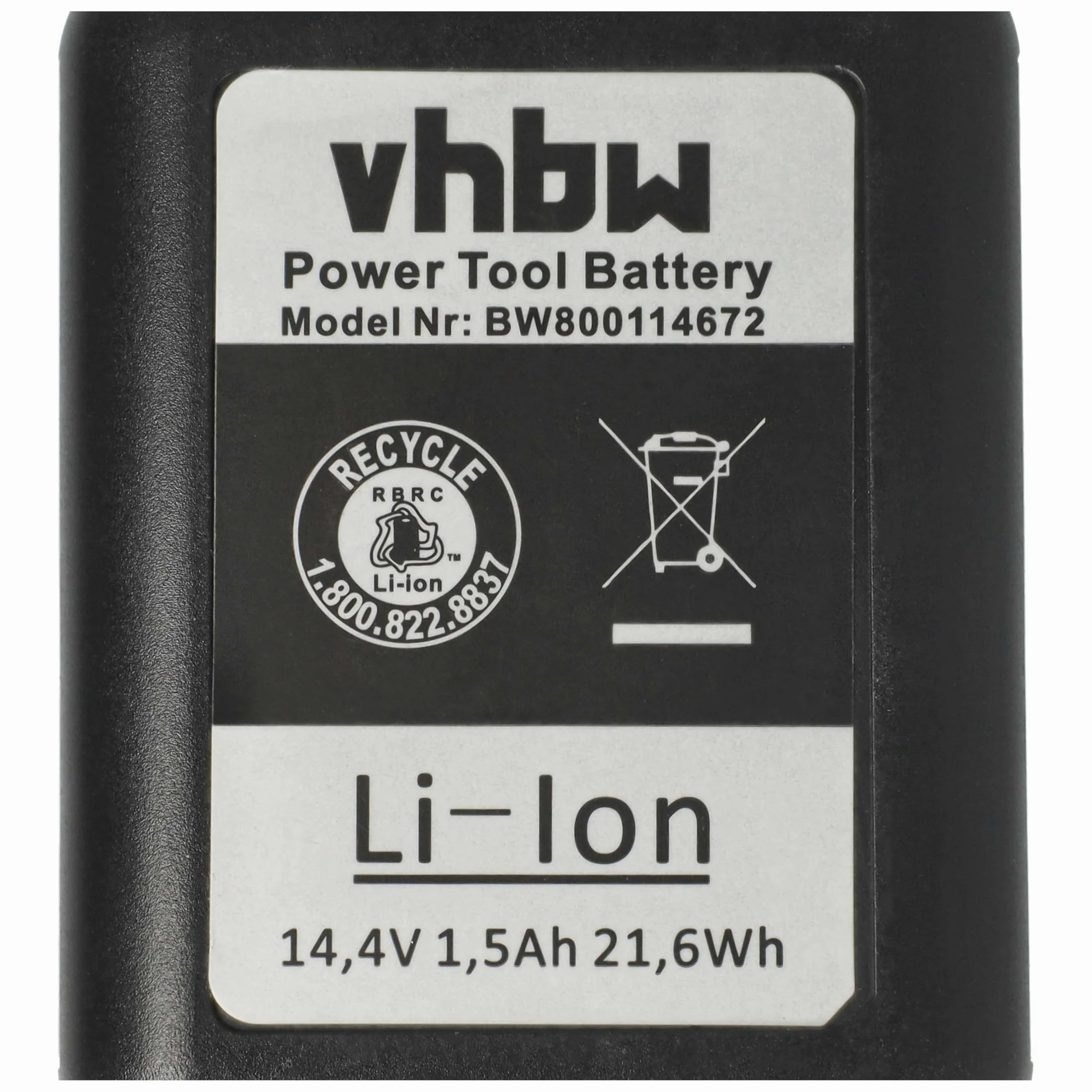 vhbw Akumulator kompatybilny z elektronarzędziami marki Gesipa Powerbird, nitownica zrywalna (1500 mAh, litowo-jonowa, 14,4 V)