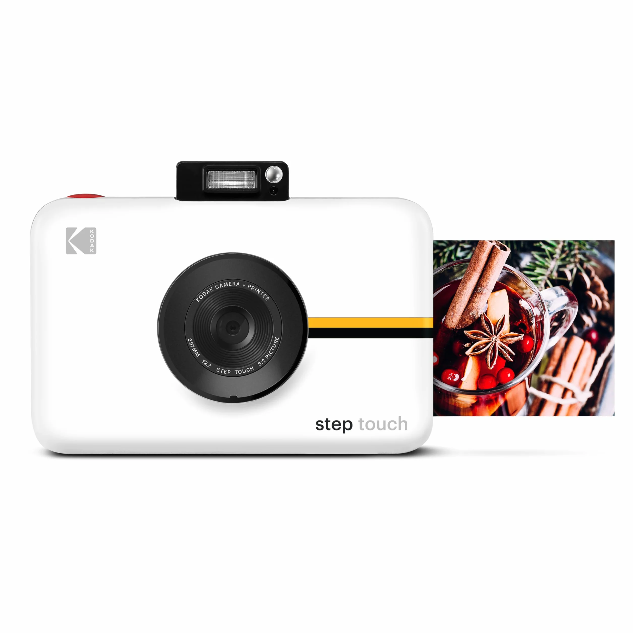 KODAK Step Touch Aparat błyskawiczny 3,5-calowy ekran dotykowy LCD czarny Bluetooth ZINK wideo HD 1080p