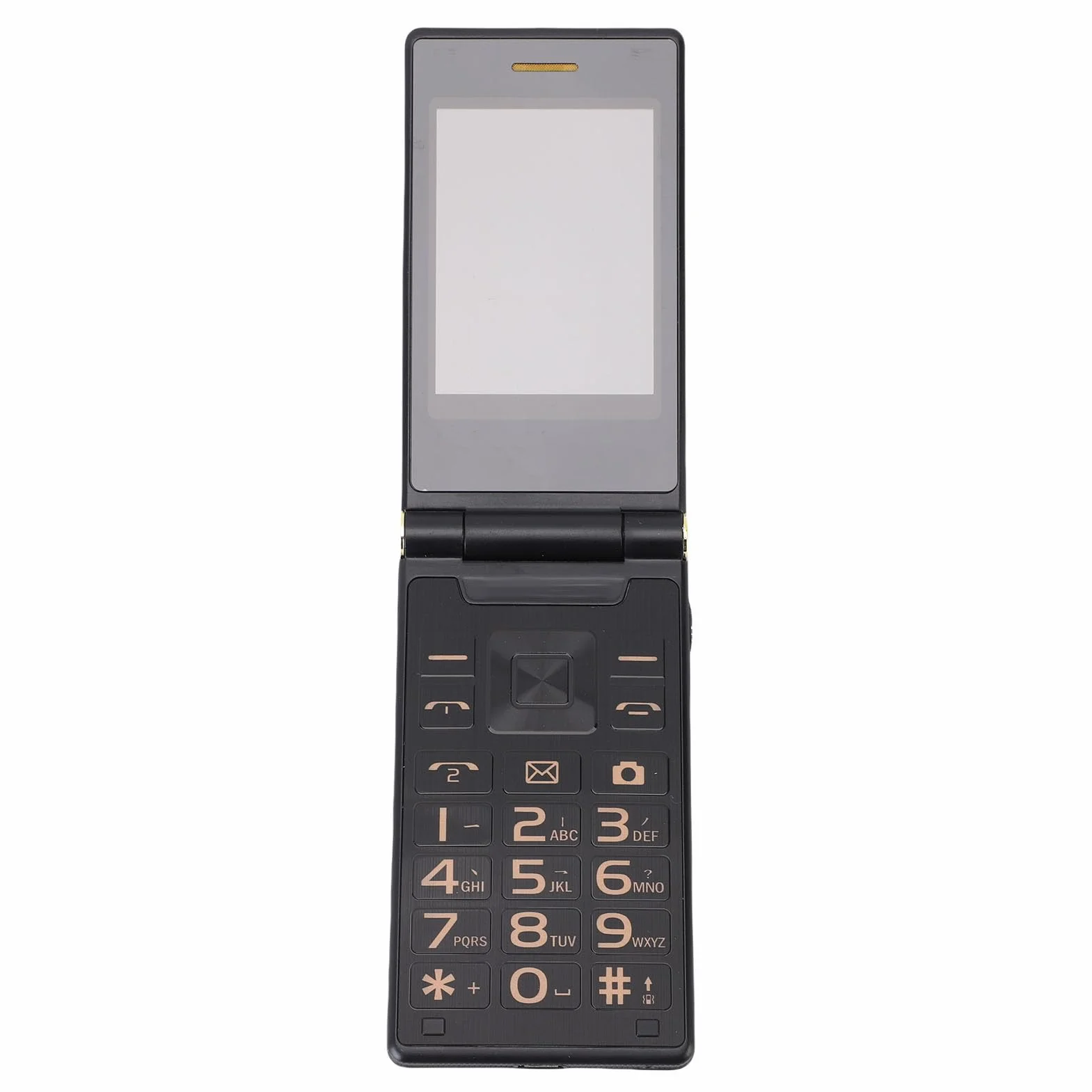 Annadue 4G Flip Cell Telefon, Flip Telefon Odblokowany z 3,0 -calowym 1,8 Cala Podwójny Ekran Podwójny SIM Duże Przyciski 5900 MAh 1,3MP Kamera dla Seniorów (czerwony)