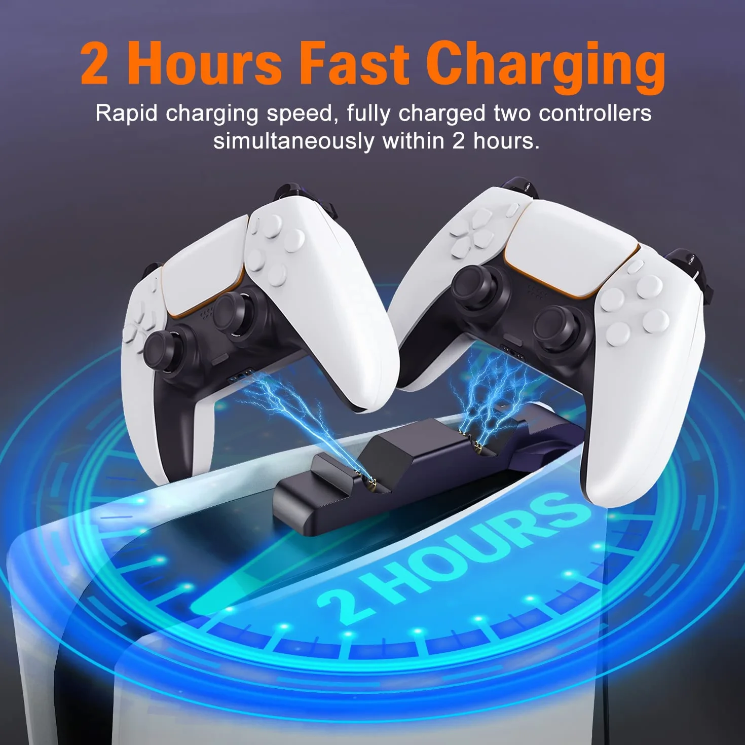 Tendak Stacja Ładowania PS5 Fast Charge DualSense Podwójna Ładowarka Kontroler Sony Playstation 5