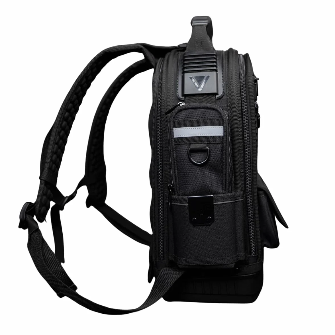 Velocity Pro Gear Stealth SB250 plecak, kompaktowy, profesjonalny plecak na narzędzia dla elektryków, techników i inżynierów serwisowych, z pionowym schowkiem narzędzi, kieszeniami na metry i