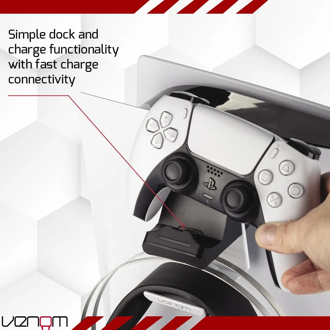Venom PS5 Stealth Charging Dock and Headset Mount (PS5)