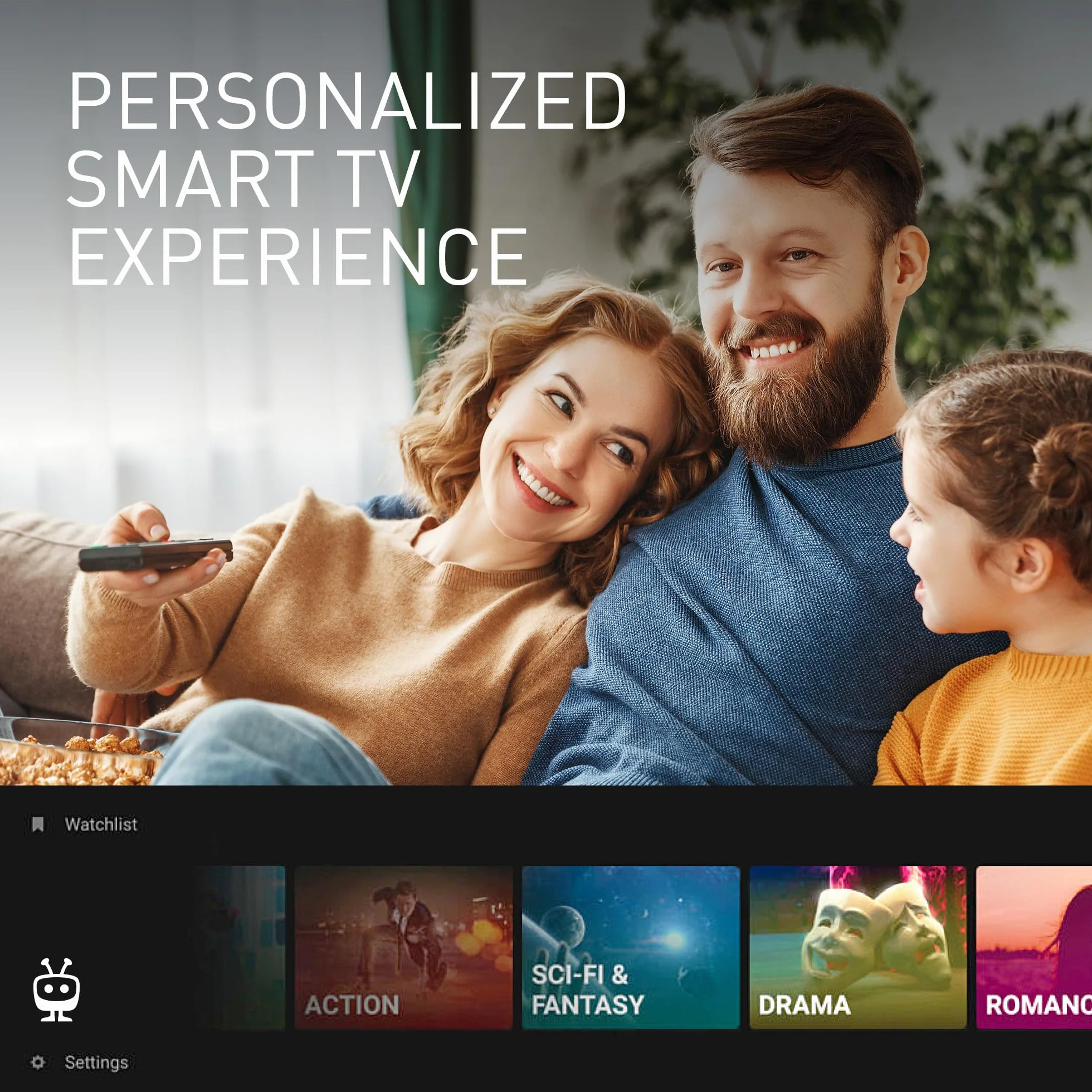 Panasonic TB-43W60AEZ, seria W60 43 cale 4K Ultra HD LED Smart TV, 2024, TiVo, silnik kolorów 4K, Dolby Vision i Atmos, tryb gry Plus, dla wyjątkowych wrażeń wizualnych