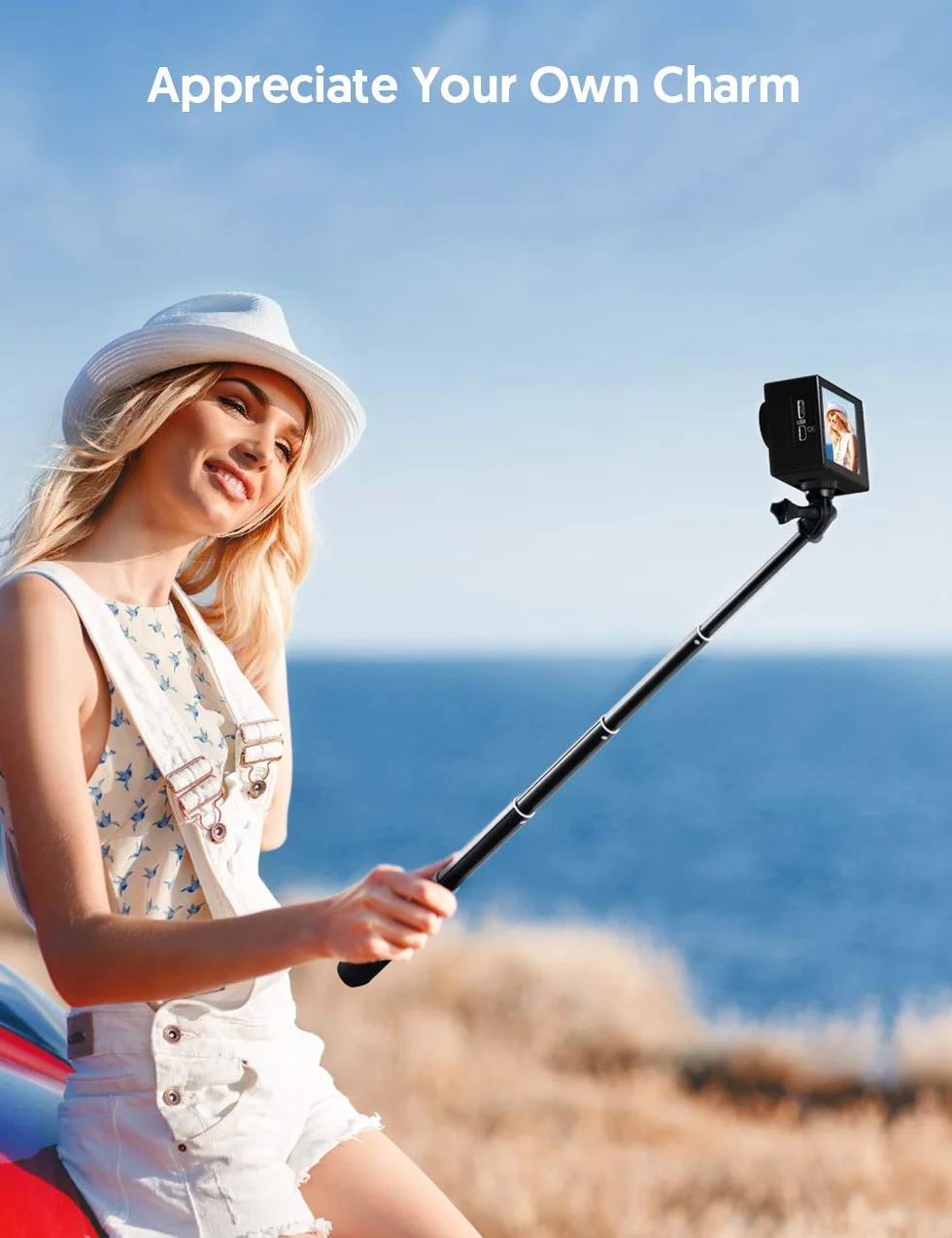WOLFANG statyw do kamery Action Cam, kompatybilny z GoPro/DJI/Surfola/Apexcam