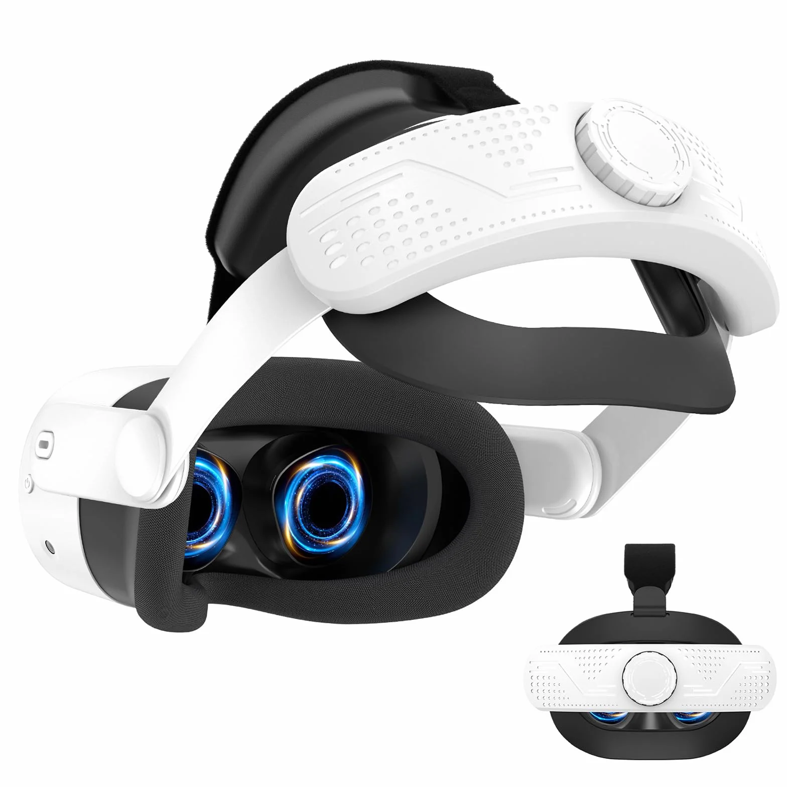 Opaska na głowę Meta Quest 3S, Komfortowy pasek Elite do Oculus Quest 3S, Regulowany lekki pasek VR zamiennik