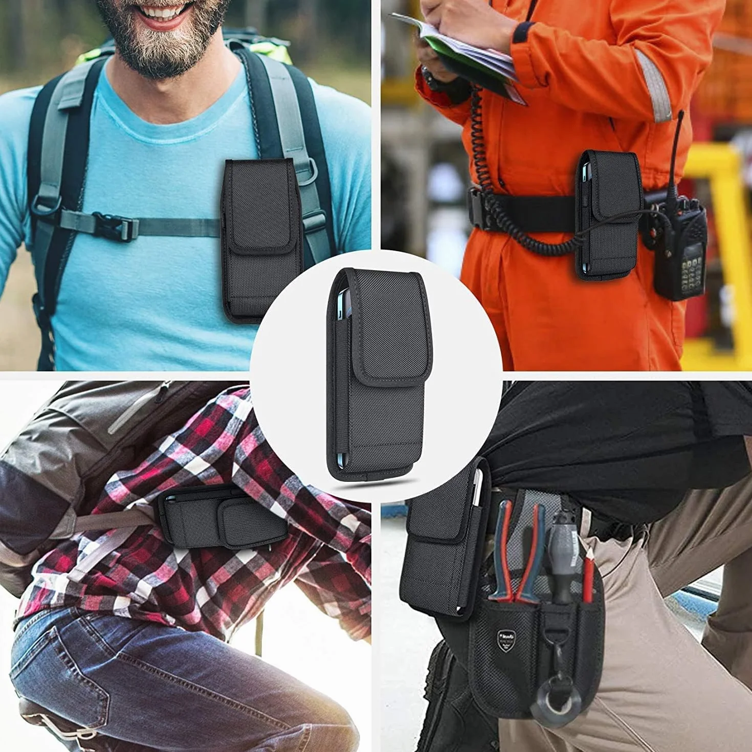 Etui na pasek do telefonu komórkowego uniwersalny uchwyt Google Pixel 8 Pro Samsung Galaxy S24 S23 S22 Ultra