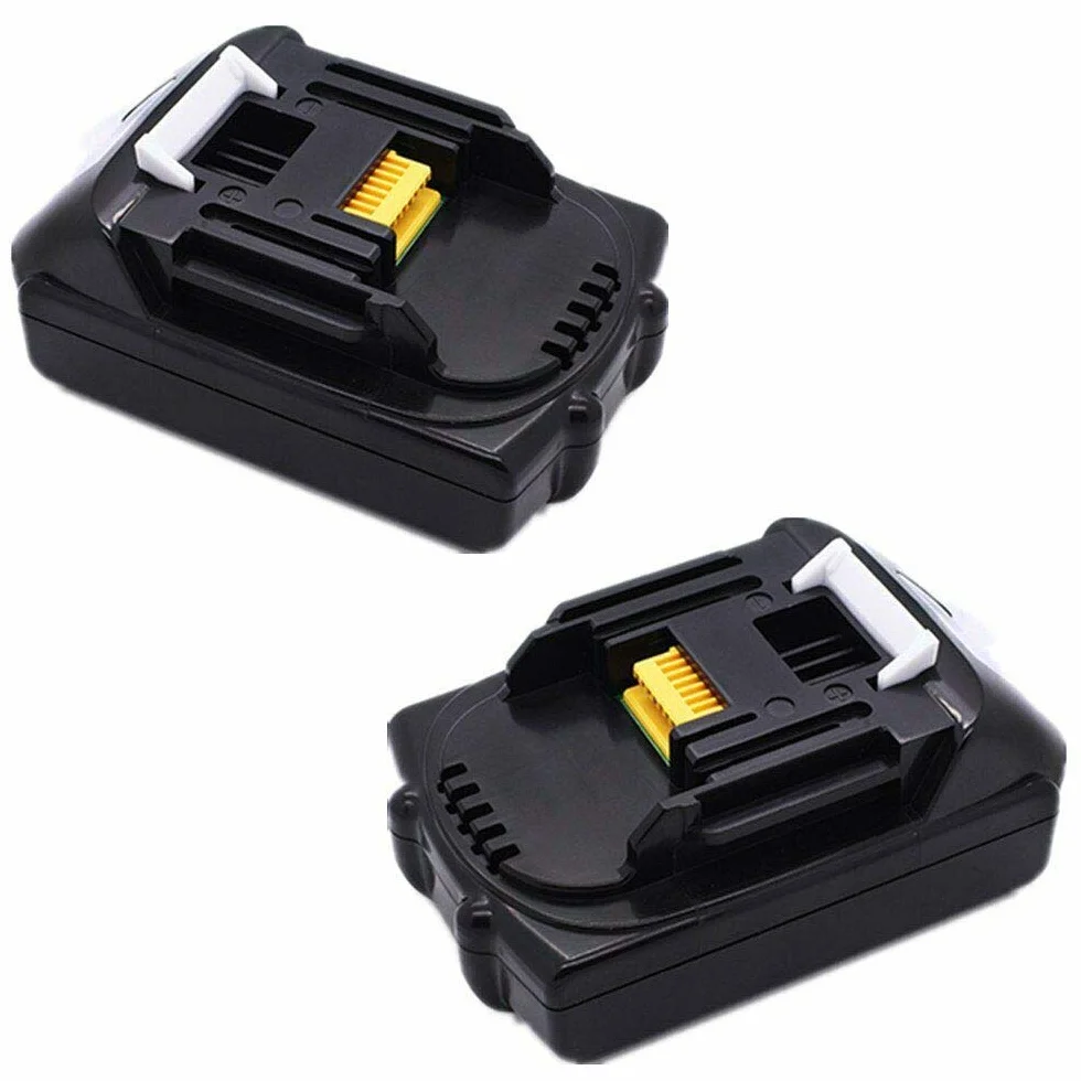 2 X BL1815 BL1830 18 V 1,5 Ah 1500 mAh Zamienny akumulator narzędziowy do Makita BL1815, 194205-3, 194309-1, 196235-0, 194513-2 LXT400 AP-183 195445-6 BMR100 BHP451 BHP452