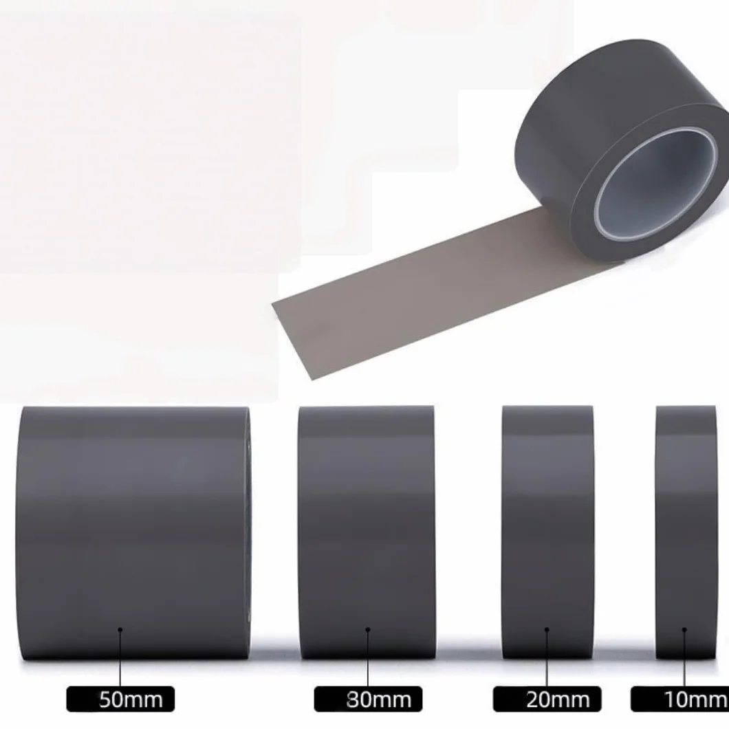 Taśma foliowa PTFE Premium - grubość 0,09 mm ~ 0,25 mm, taśma izolacyjna odporna na wysokie temperatury, 1 rolka(0.25mmx60x10000mm)