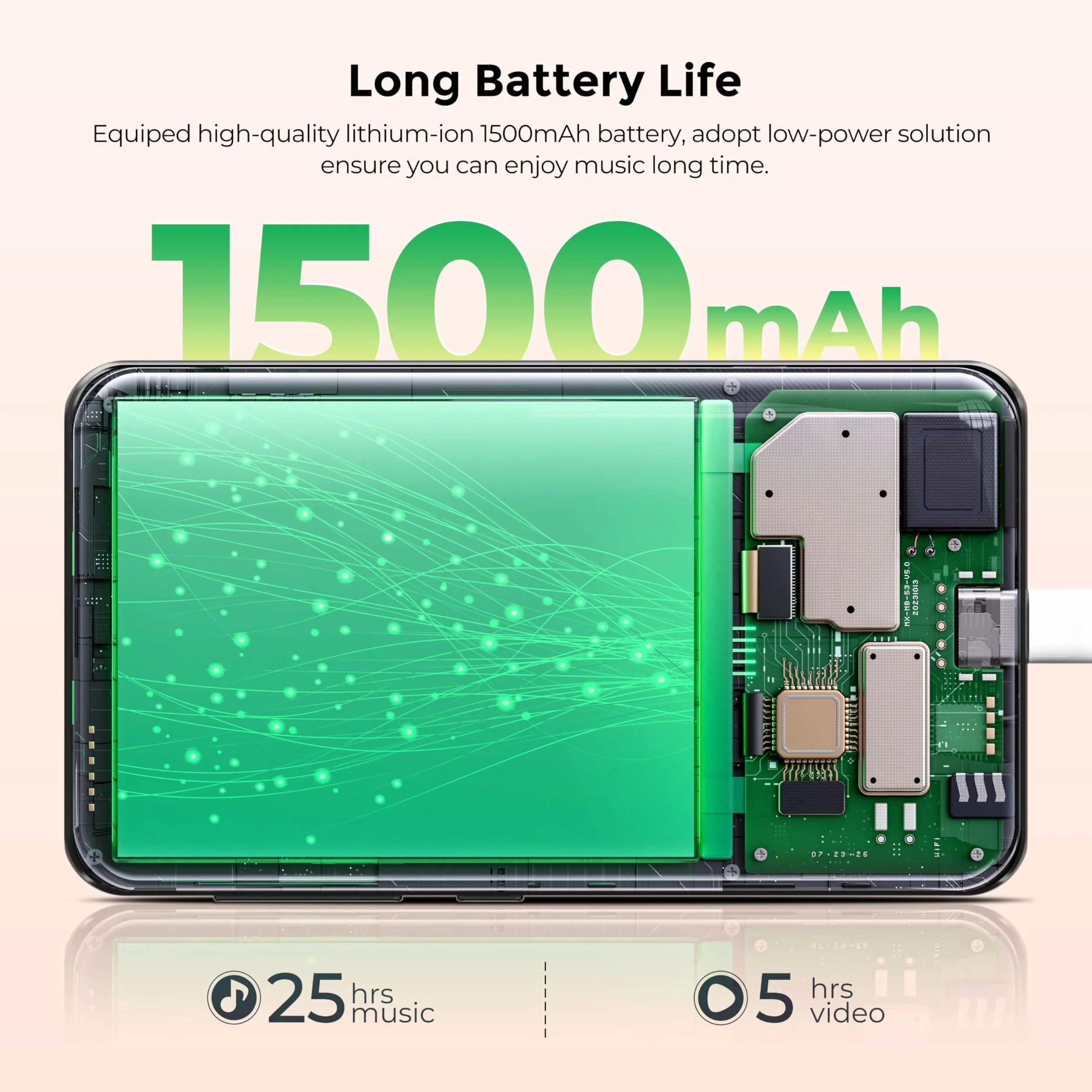 Innioasis Odtwarzacz MP3 160 GB Bluetooth WiFi Android Spotify Amazon Music Pandora APP Store Pełny Ekran Dotykowy 10.2 cm Audible