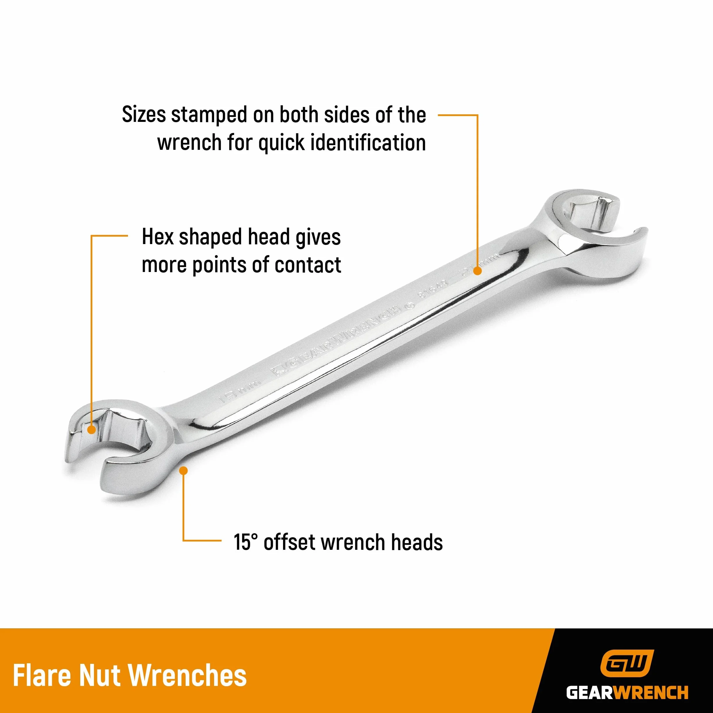 GearWrench 6 szt. Zestaw kluczy nasadowych SAE - 81907