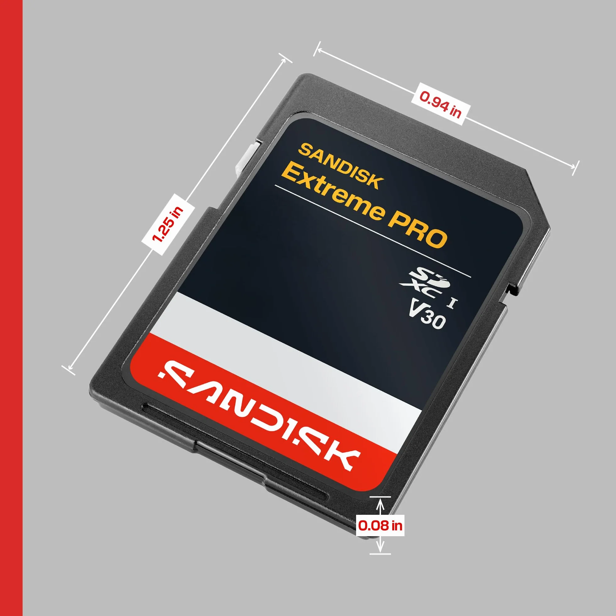 SANDISK Extreme PRO Karta SD UHS-I 256 GB U3 V30 4K UHD 250 MB/s odczyt 170 MB/s zapis