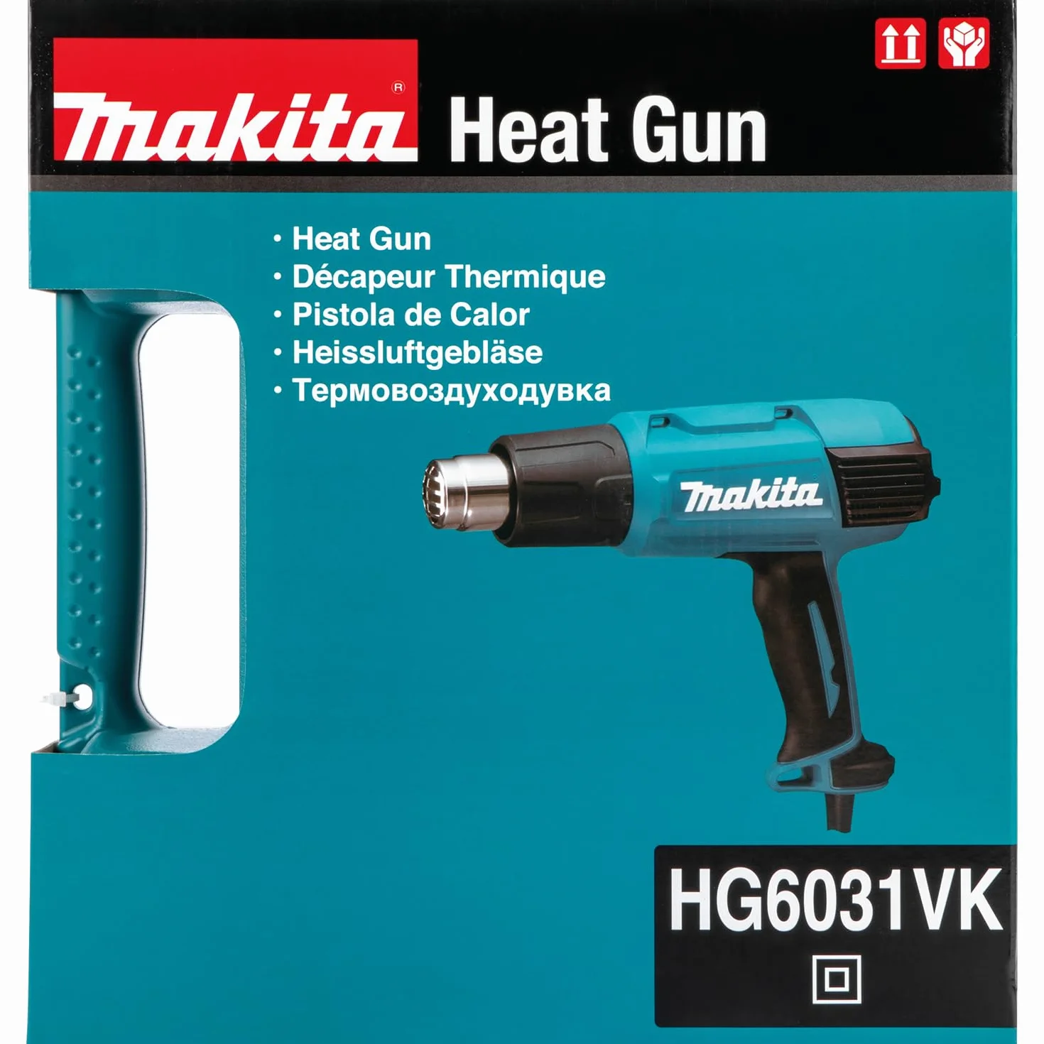 Makita HG6031VK Dmuchawa na Gorące Powietrze Zestaw 1800 w
