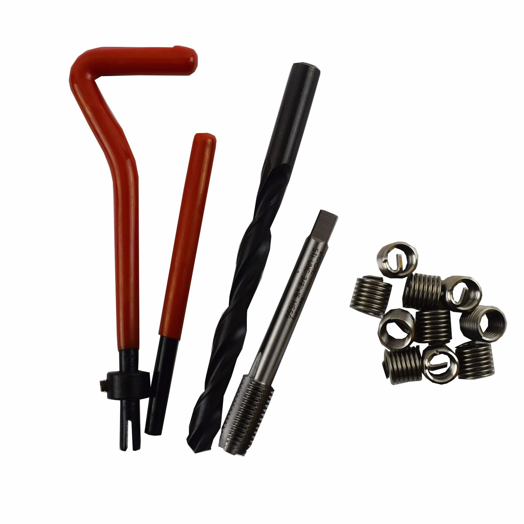 AB Tools-Uninitt 3/8" x 16 UNC cesarski zestaw frezów naprawczych do kranu Helicoil uszkodzone nici 14 szt. zestaw