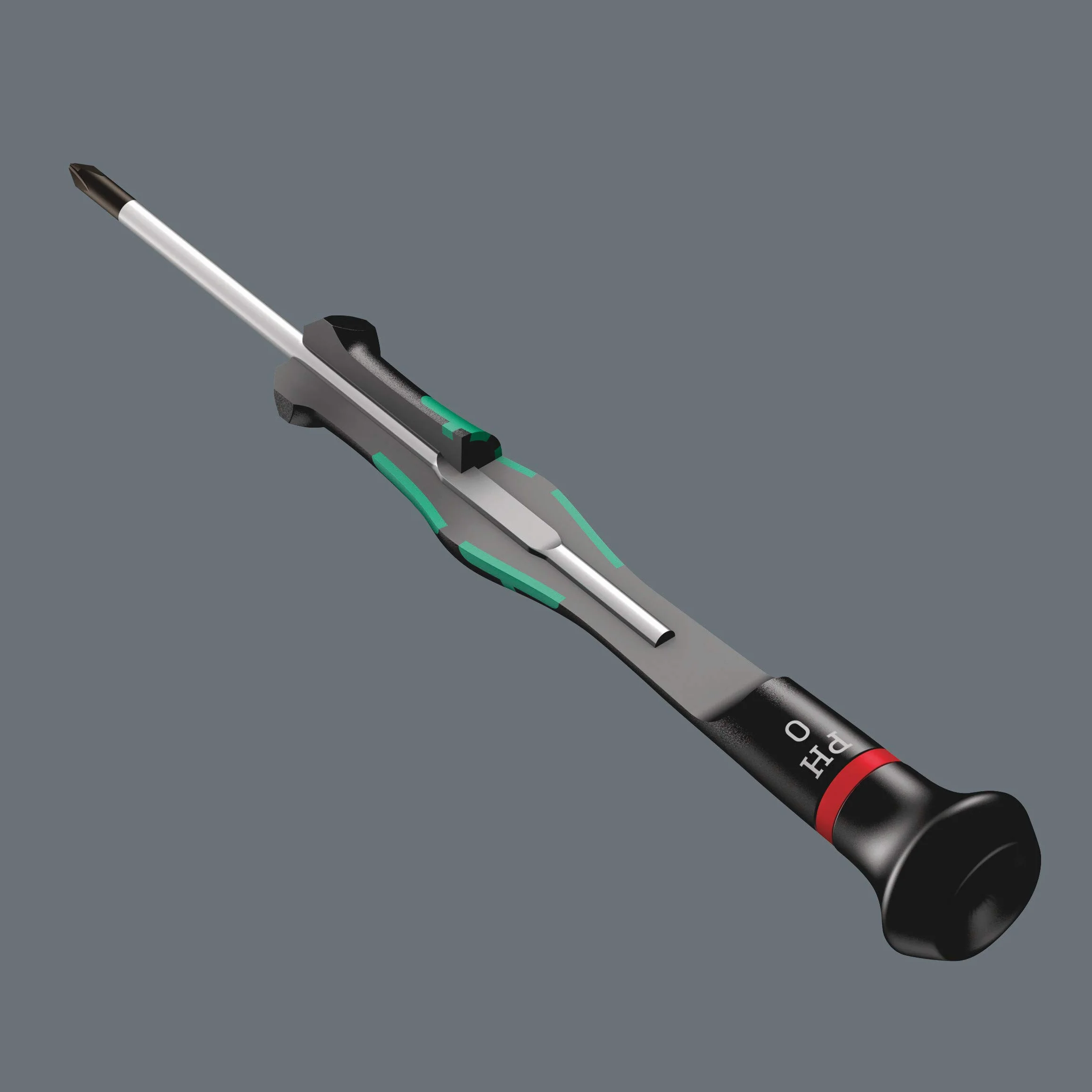 Wera 2050 Kraftform śrubokręt krzyżakowy, PH 0 x 40 mm, 05118026001, czarno-zielony