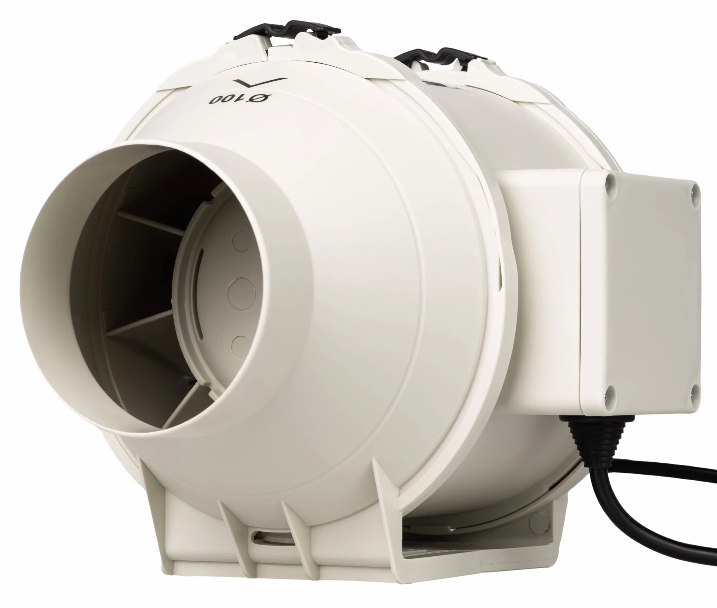 STERR Wentylator Wyciągowy DFA100 Wentylator Kanałowy 100 mm / 4'' - Wentylator Przemysłowy o Niskim Zużyciu Energii